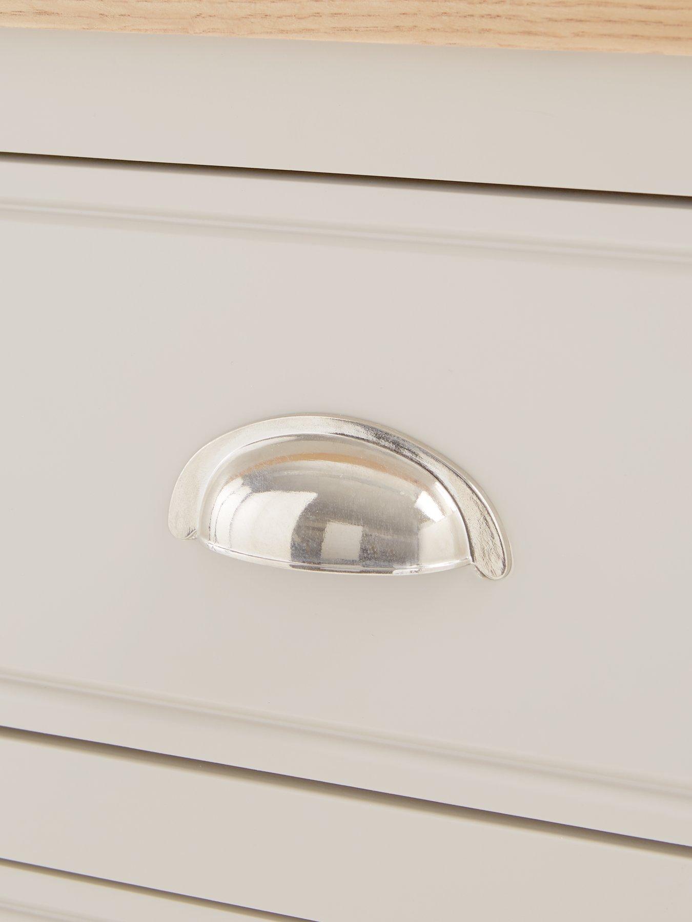  image of the-very-collection-malone-ready-assembled-2-drawer-bedside-chest--contains-solid-wood