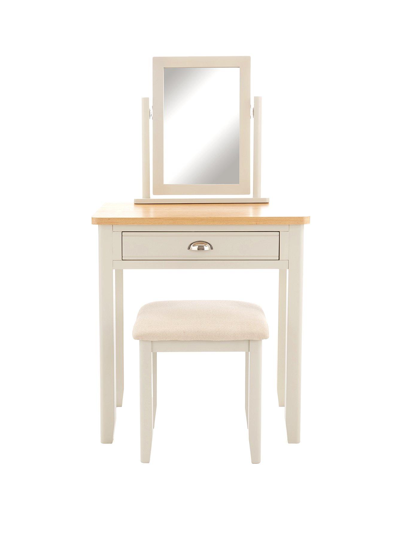 Image 2 of 7 of The Very Collection Malone Dressing Table, Stool and Mirror Set&nbsp;- contains Solid Wood