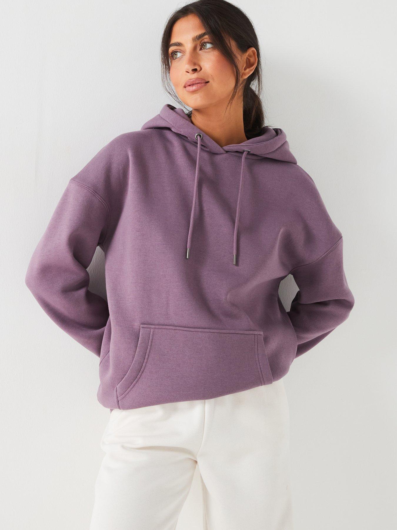 Everyday The Essential Oversized Hoodie Light Purple littlewoods