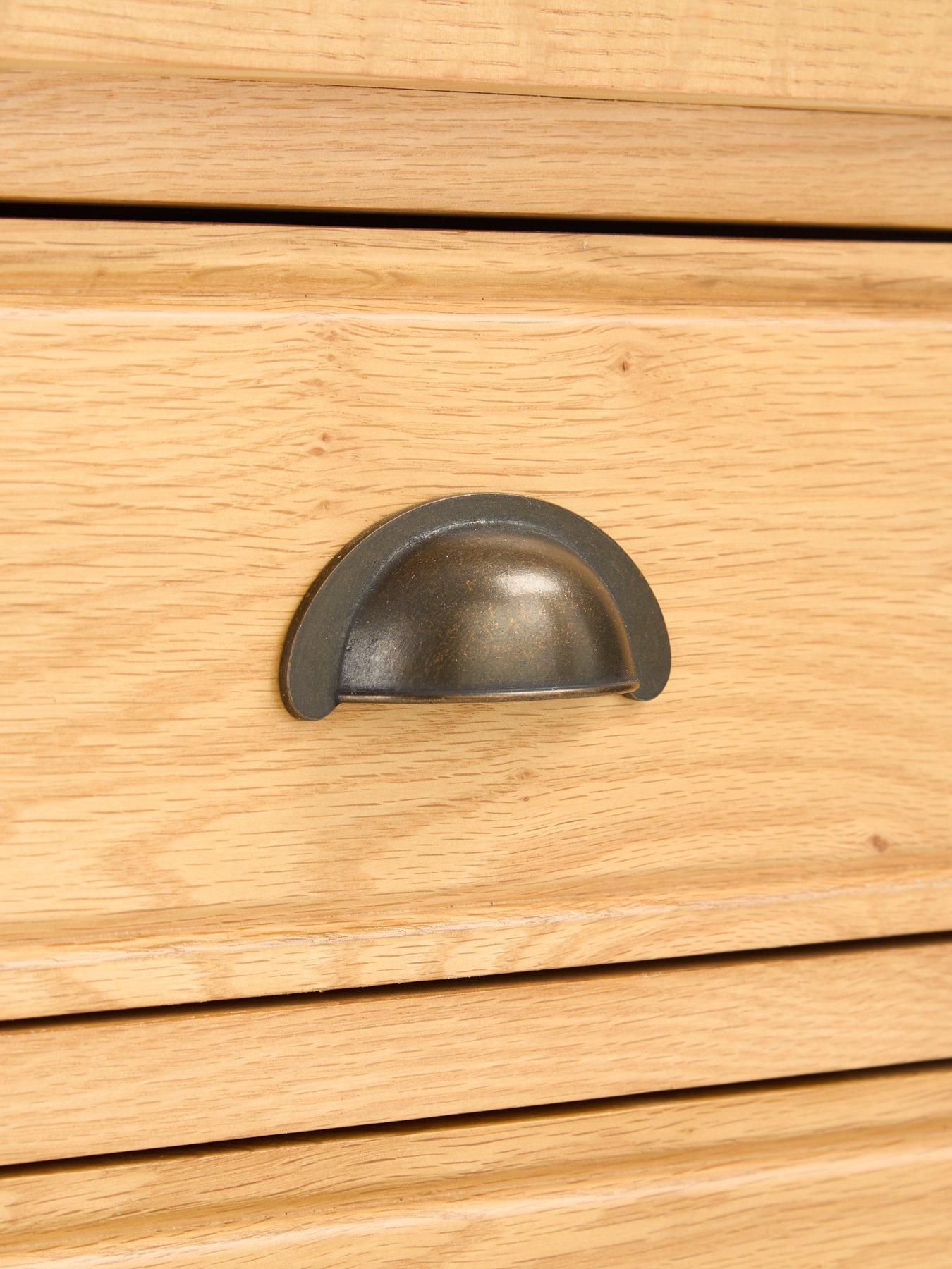 Image 6 of 7 of The Very Collection Ashwin Ready Assembled 3 Drawer Bedside Chest&nbsp;-&nbsp;contains Solid Wood