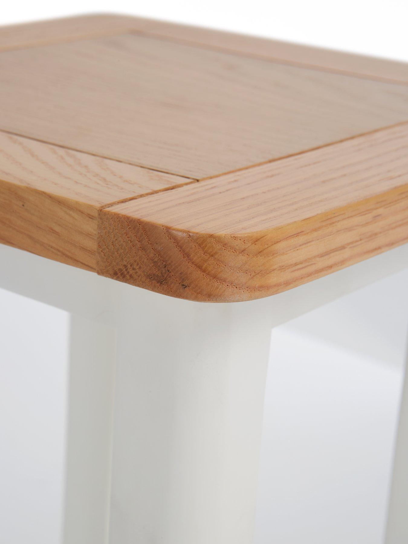  image of very-home-harbour-ready-assembled-side-table-whiteoak