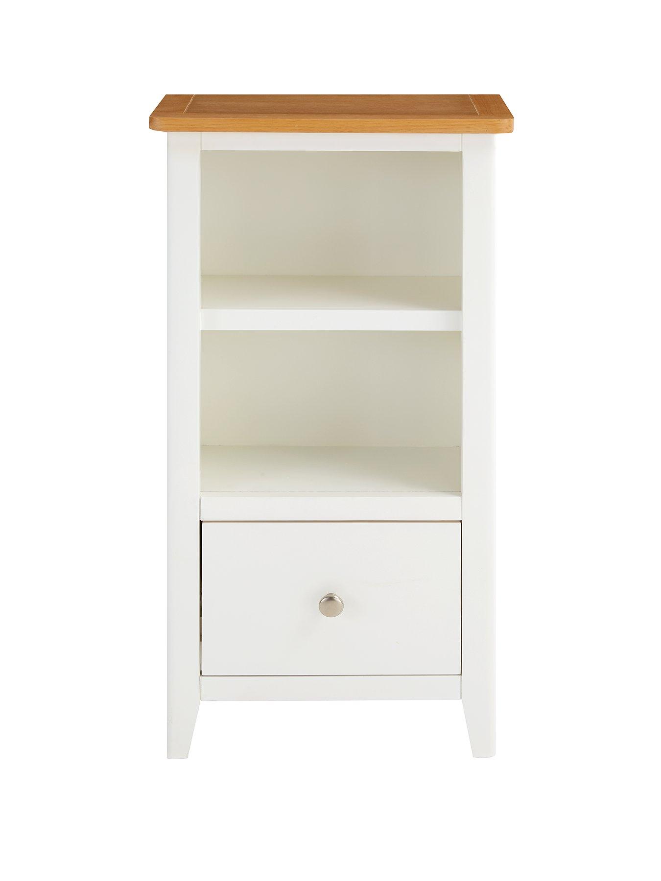 stillFront image of very-home-harbour-ready-assembled-1-drawer-bookcase