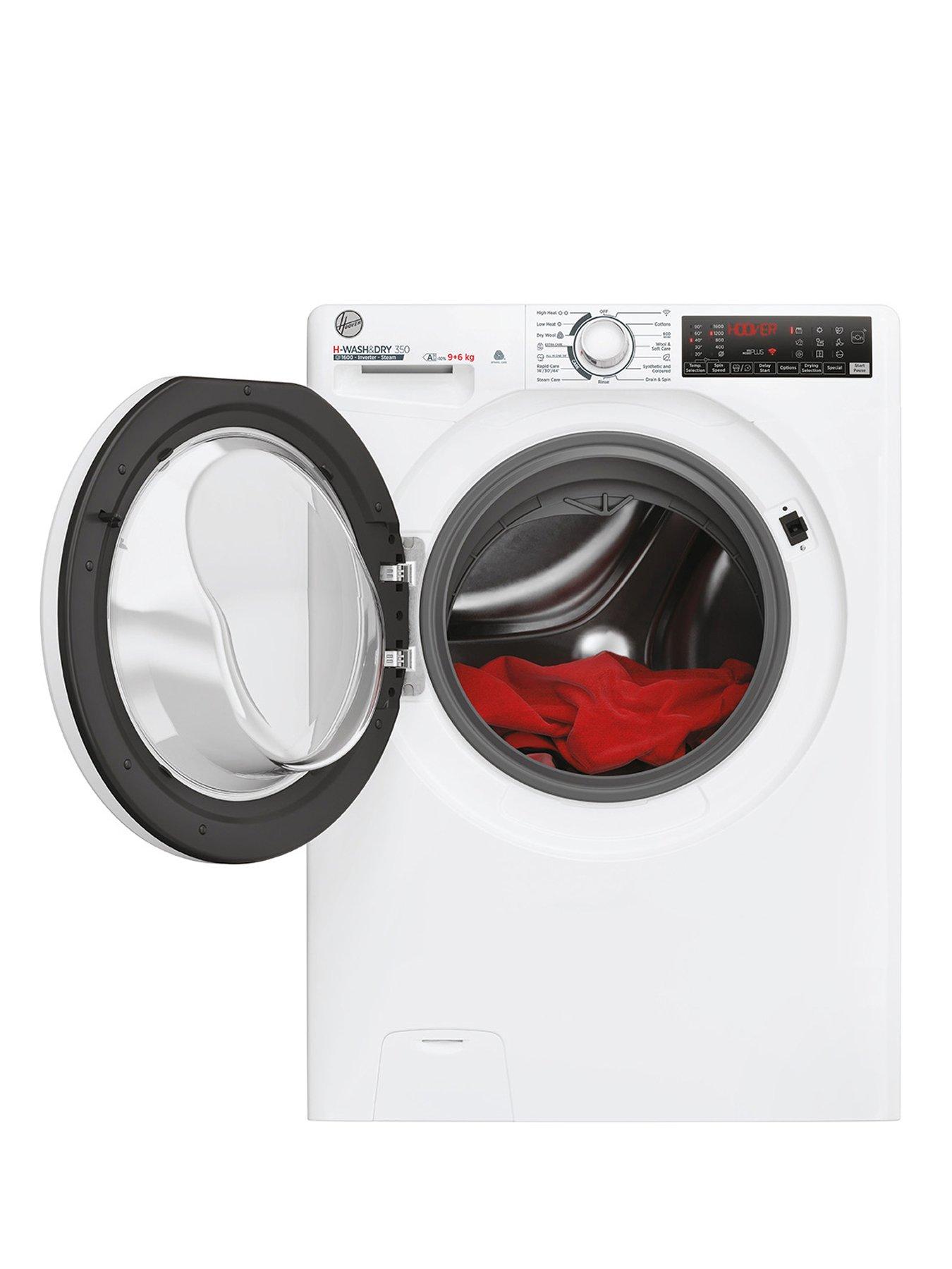 Image 2 of 7 of Hoover H-WASH&amp;DRY 350 9kg Wash,&nbsp;6kg Dry, 1600 Spin Washer Dryer&nbsp;-&nbsp;White