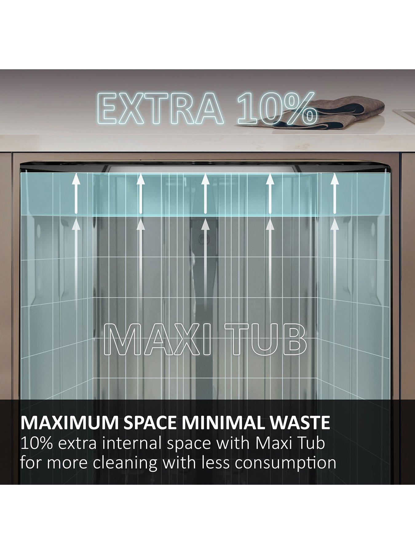  image of haier-i-pro-shine-xf-5c4m1x-80-full-size-dishwasher-15-place-setting-wifi-stainless-steel