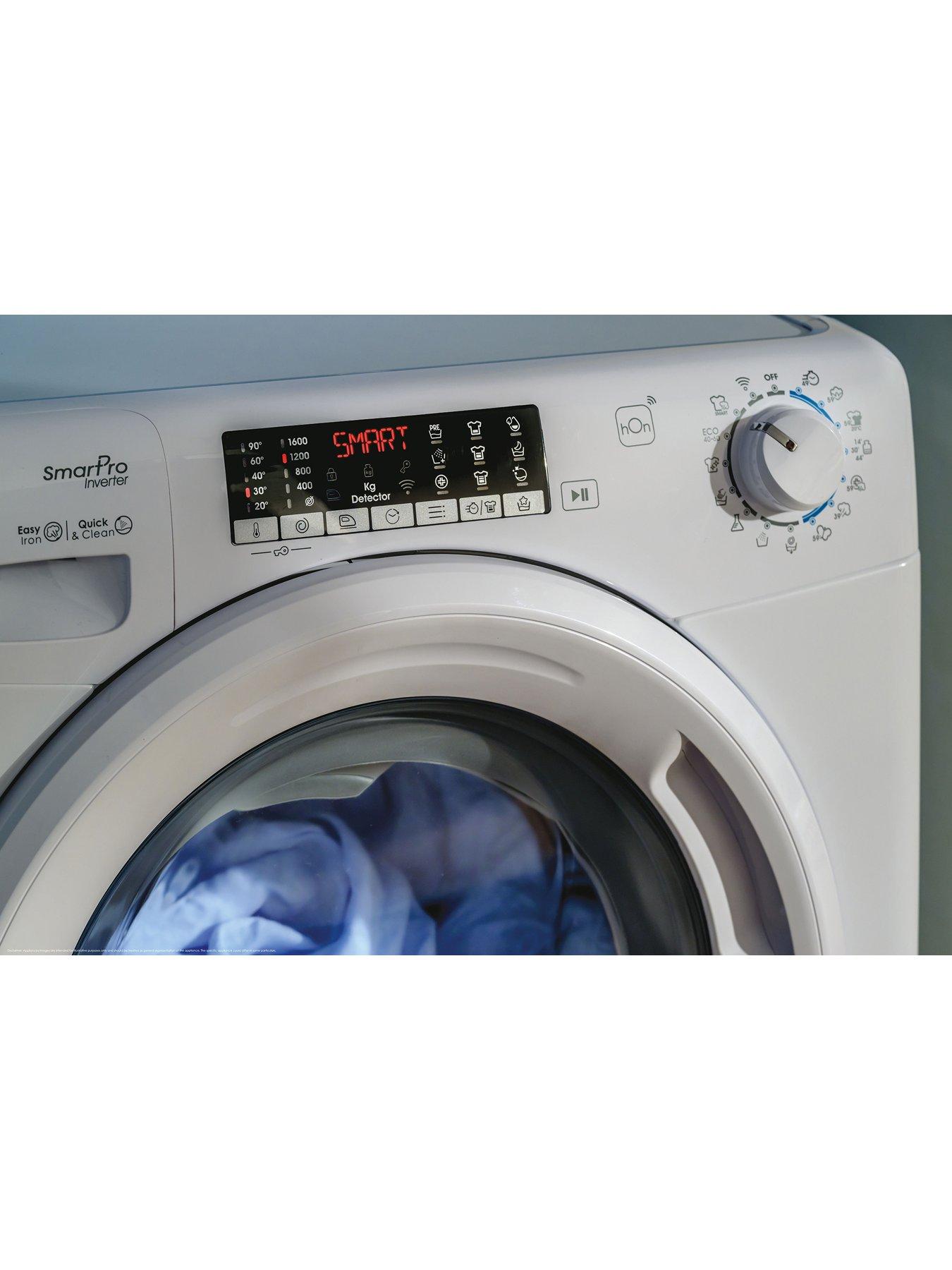  image of candy-cso-686twm6-80-8kg-load-1600-spin-smart-pro-inverternbspwashing-machine-white