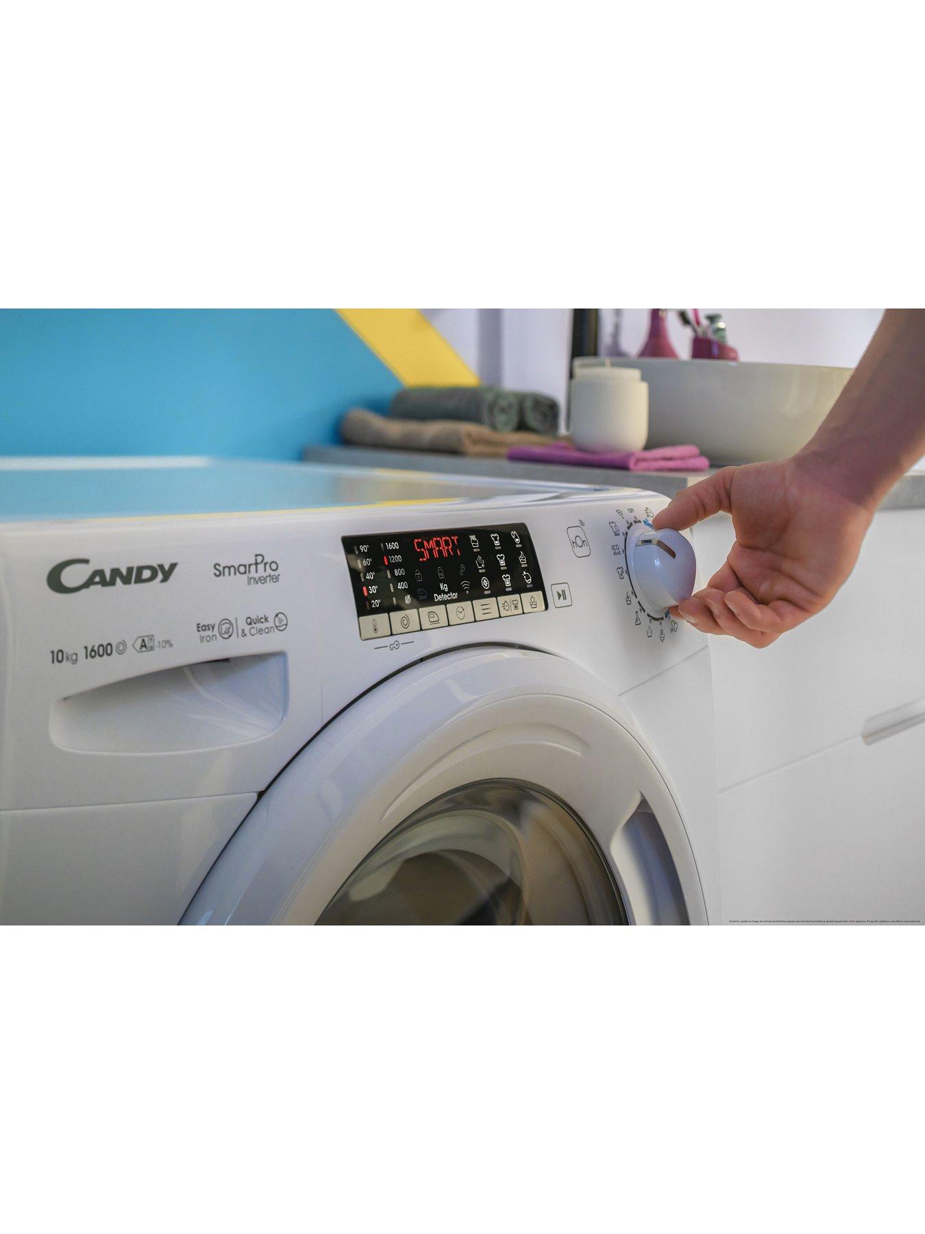 image of candy-cso-696twm6-80-9kg-loadnbsp1600-spinnbspsmart-pro-inverter-washing-machine-white