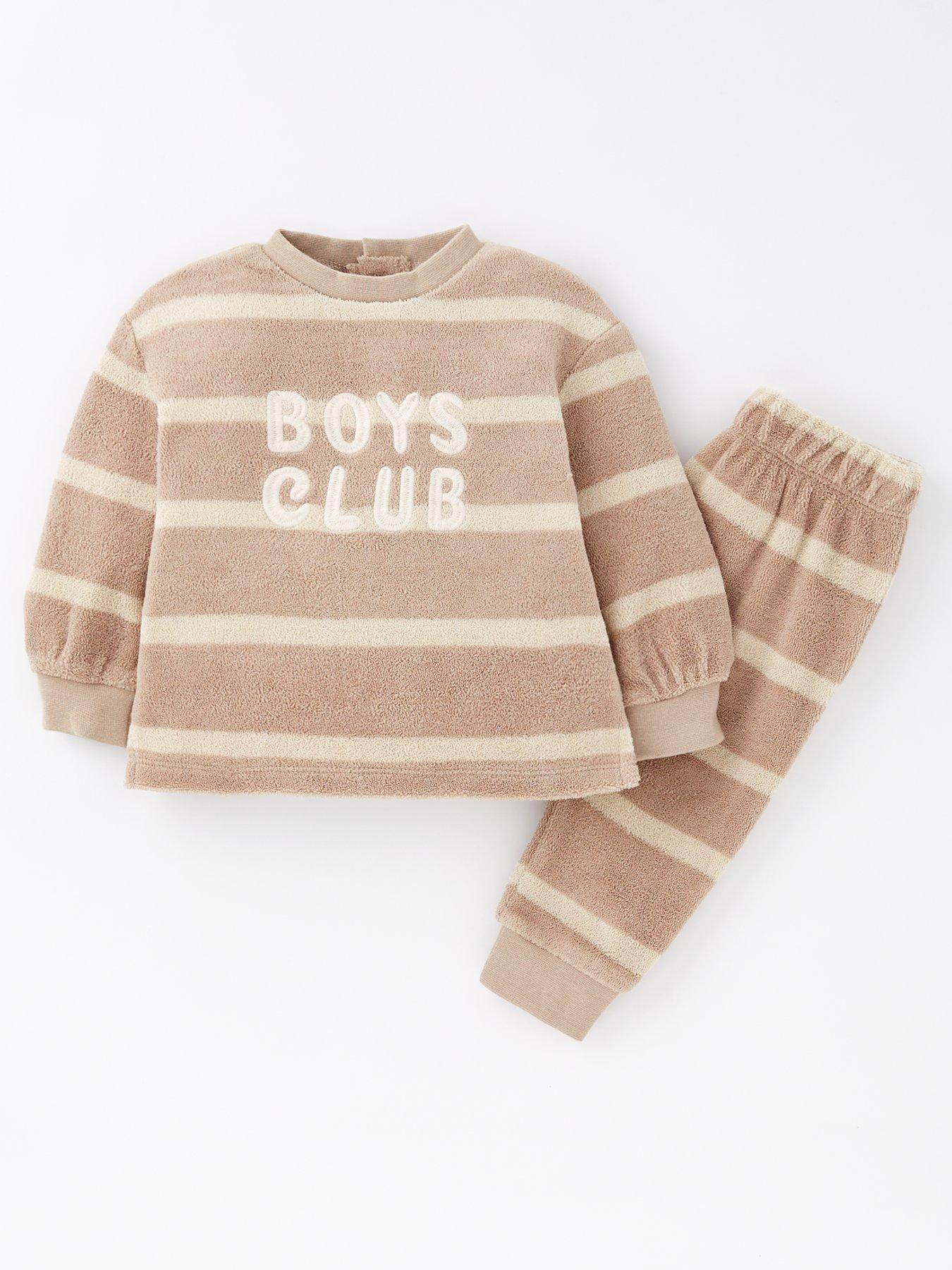 Eve and Milo Baby Boys Long Sleeve T-Shirt And Cargo Set Multi