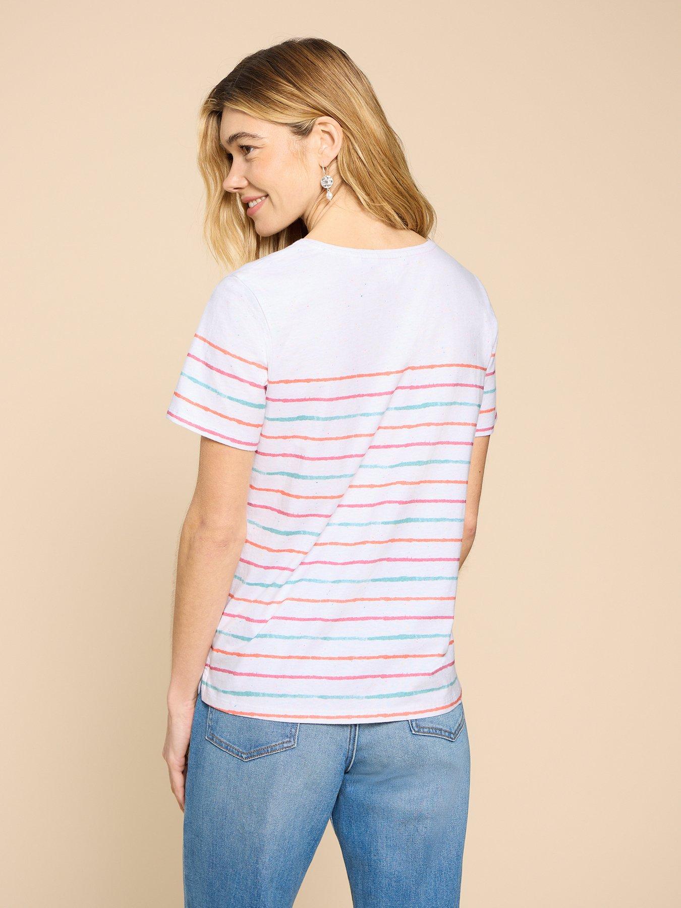  image of white-stuff-abbie-stripe-tee-cream