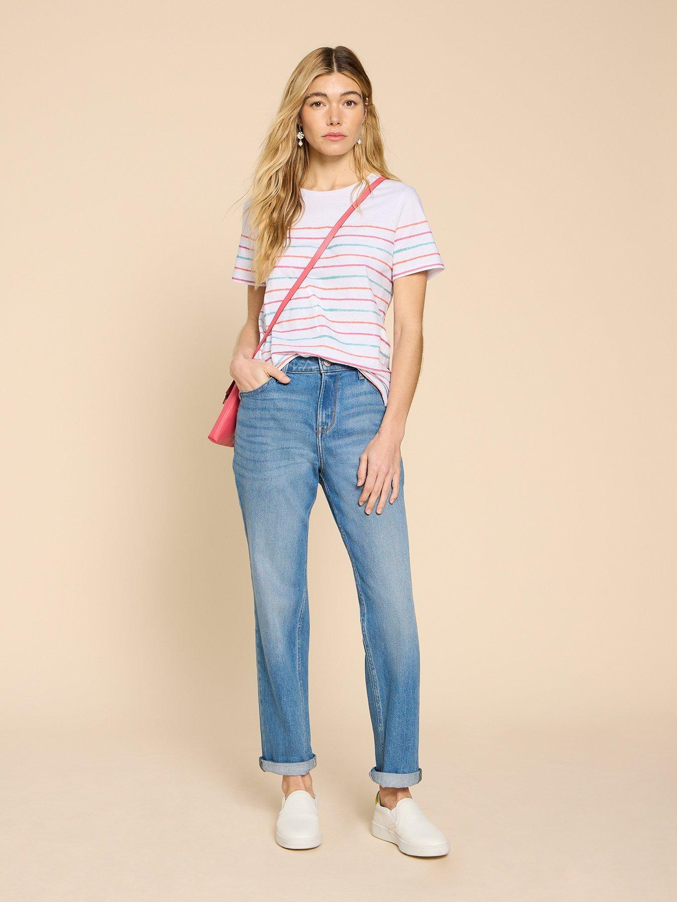  image of white-stuff-abbie-stripe-tee-cream