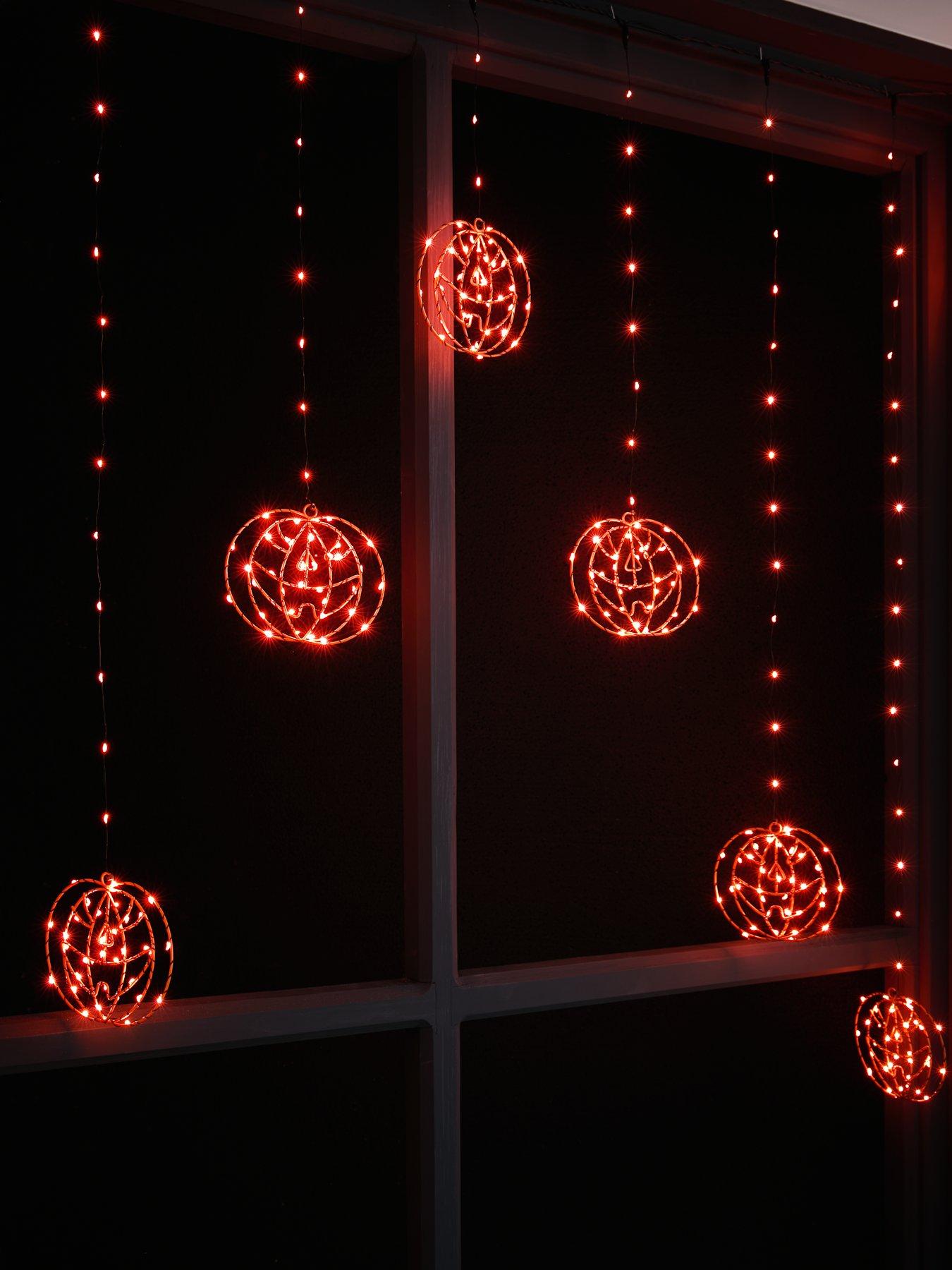 undefined Pumpkin Curtain Light Halloween Decoration