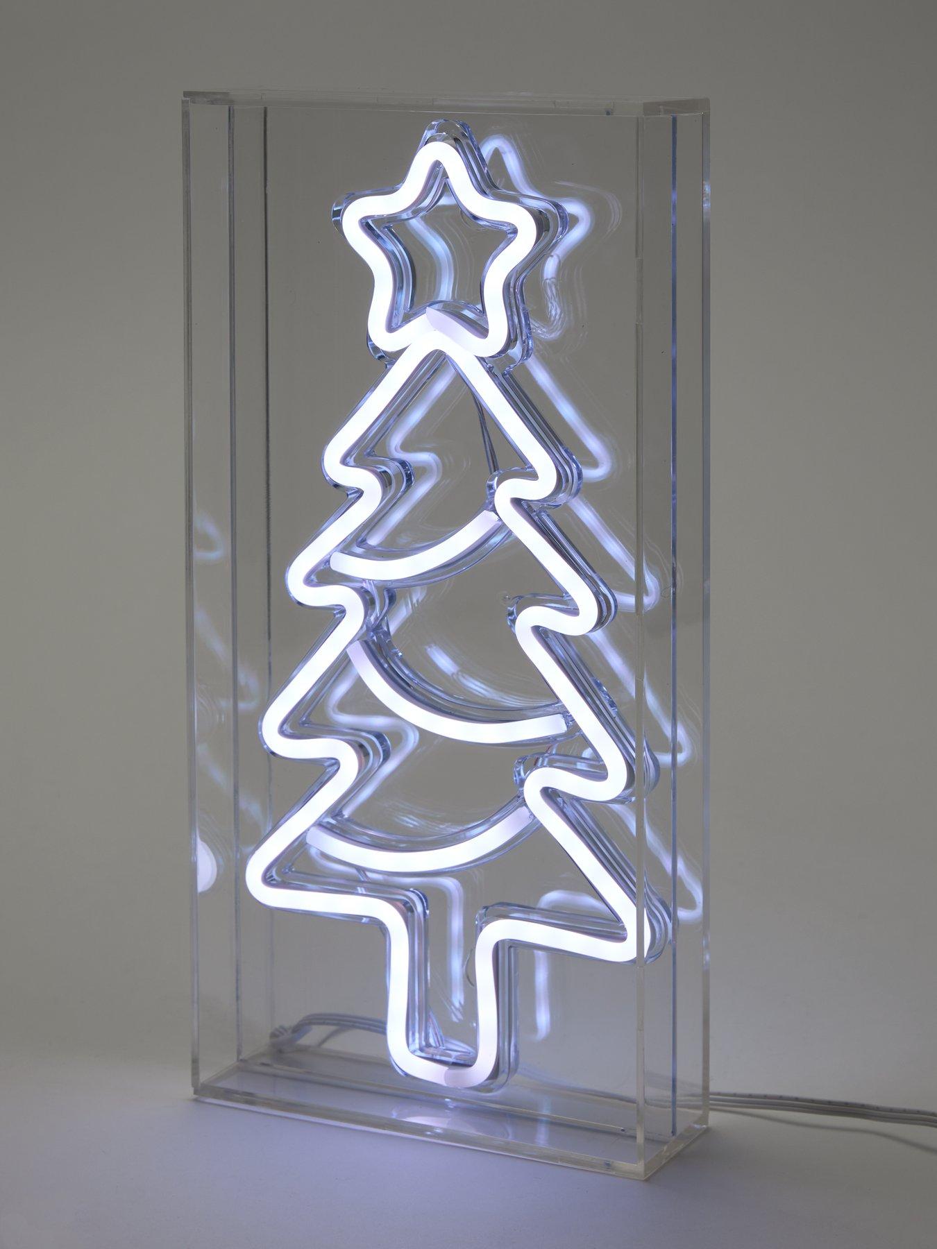 Image 2 of 4 of Festive 30 cm&nbsp;RGB&nbsp;Neon Christmas Tree&nbsp;with USB and Remote