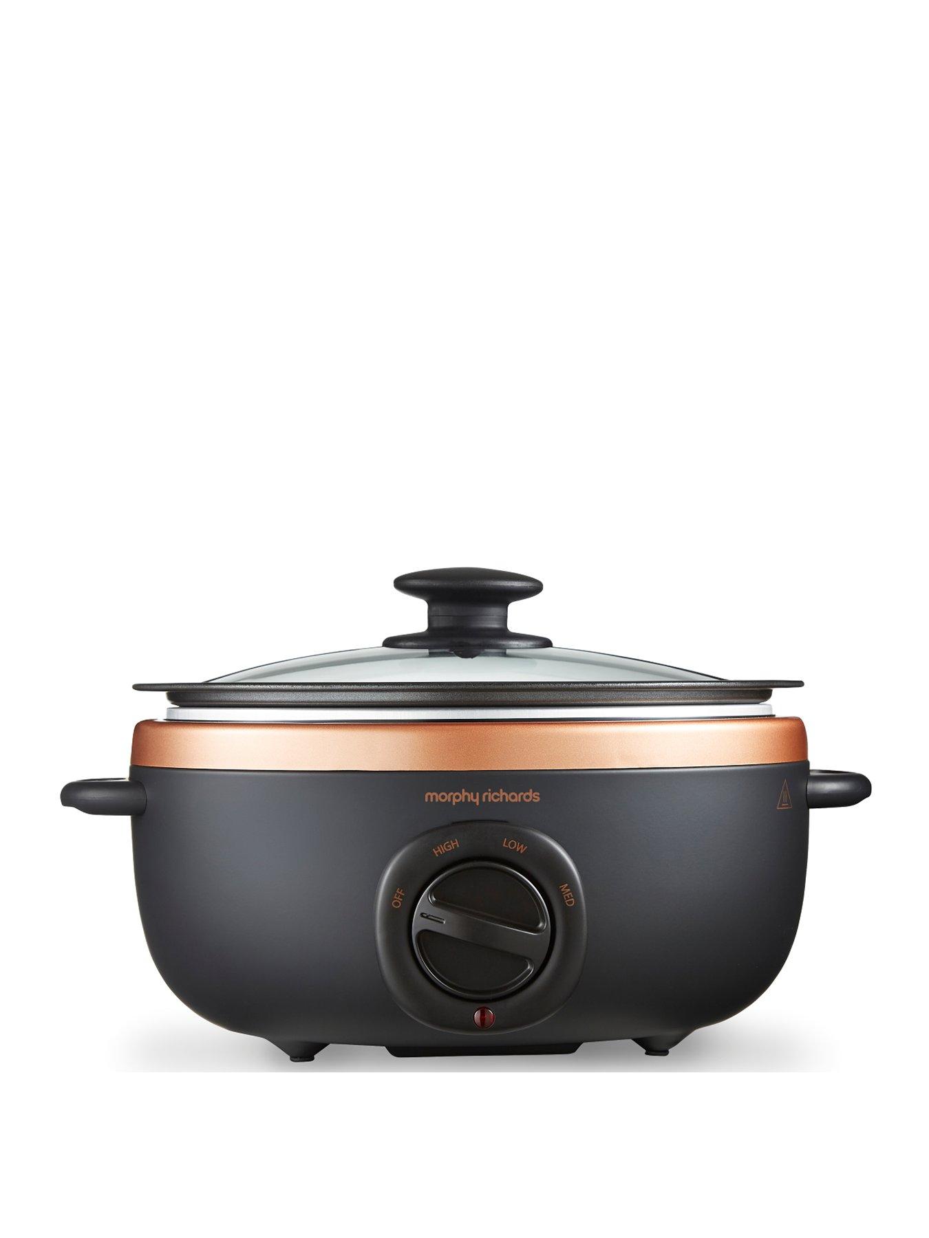 morphy-richards-sear-and-stew-rose-gold-slow-cooker-35l-hob-proof-pot