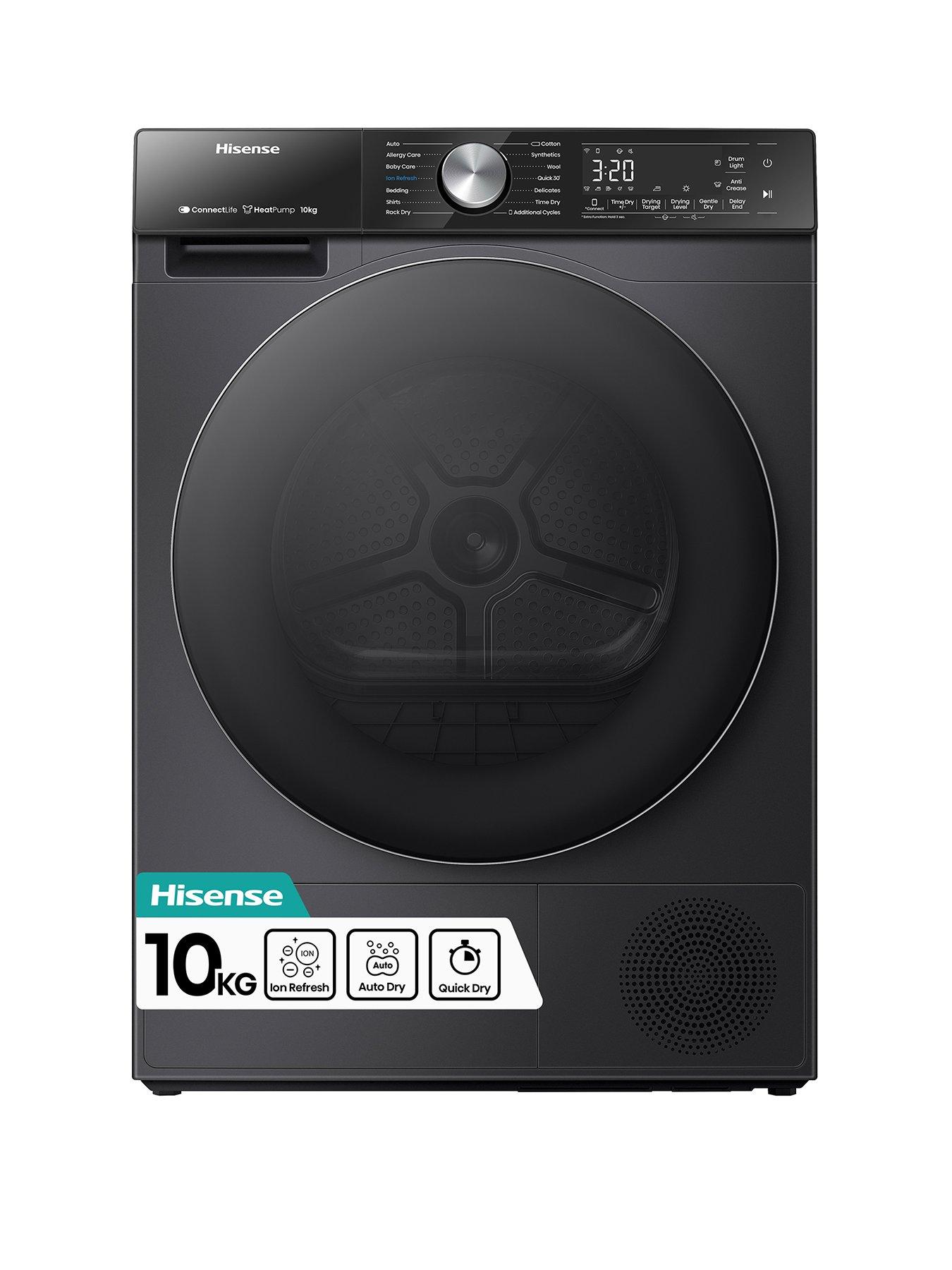 hisense-5s-series-dh5s102bb-10kg-load-tumble-dryer-with-touch-control-ion-refresh-black-a-rated