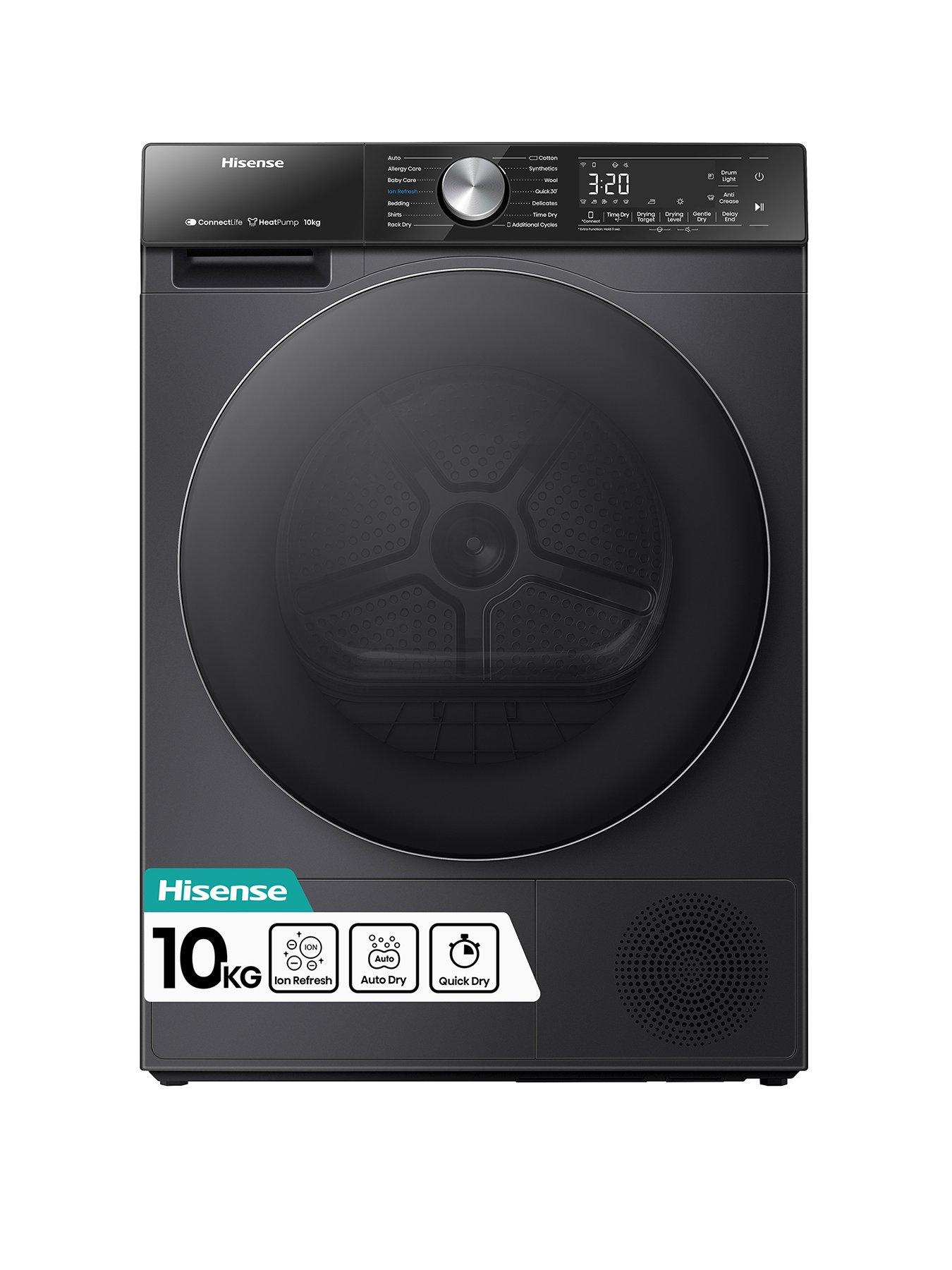 hisense-5s-series-dh5s102bb-10kg-load-tumble-dryer-with-touch-control-ion-refresh-black-a-rated