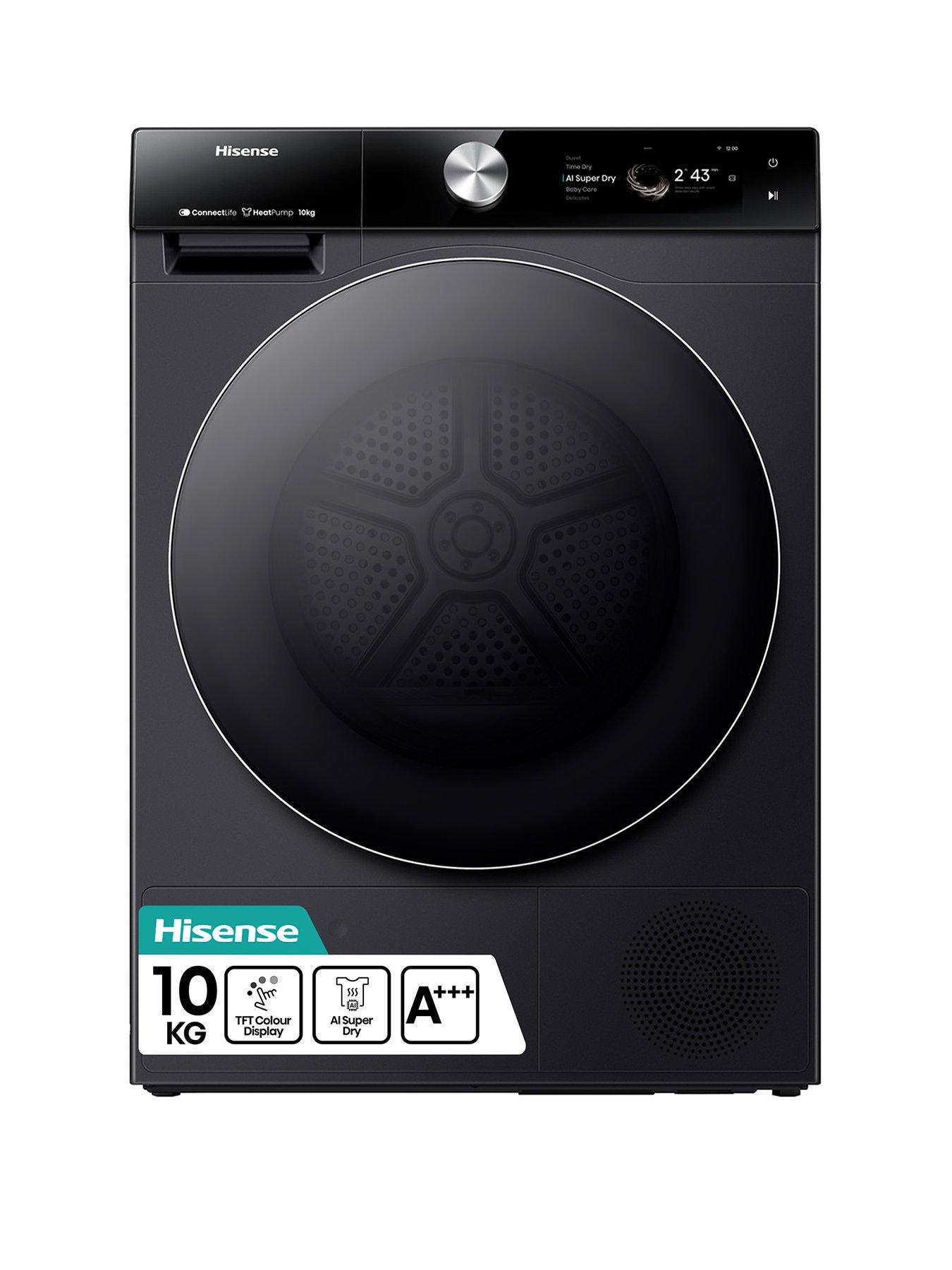 hisense-7s-series-dh7s107bb-10kg-load-ai-tumble-dryer-with-touch-control-black-a-rated