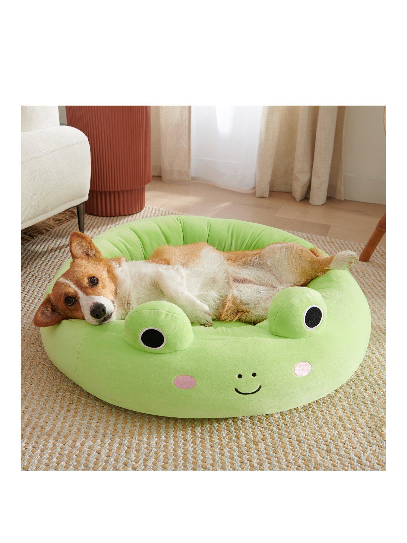 Squishmallows 20-Inch Wendy Frog Pet Bed - Small Ultrasoft Original Squishmallows Plush Pet Bed