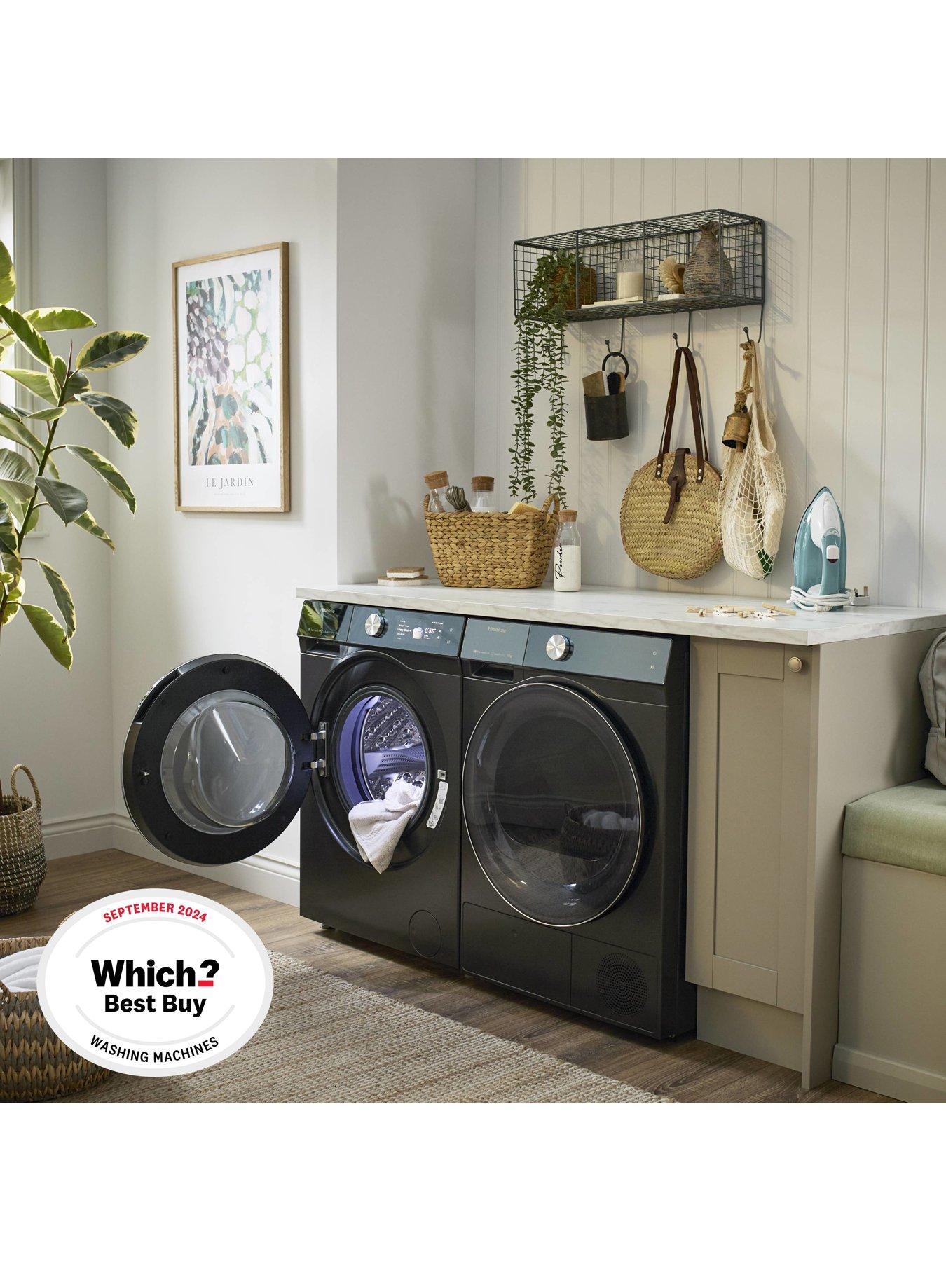  image of hisense-7s-series-wf7s1247bb-12kg-load-1400-spin-ai-washing-machine-with-touch-control-black-a-rated
