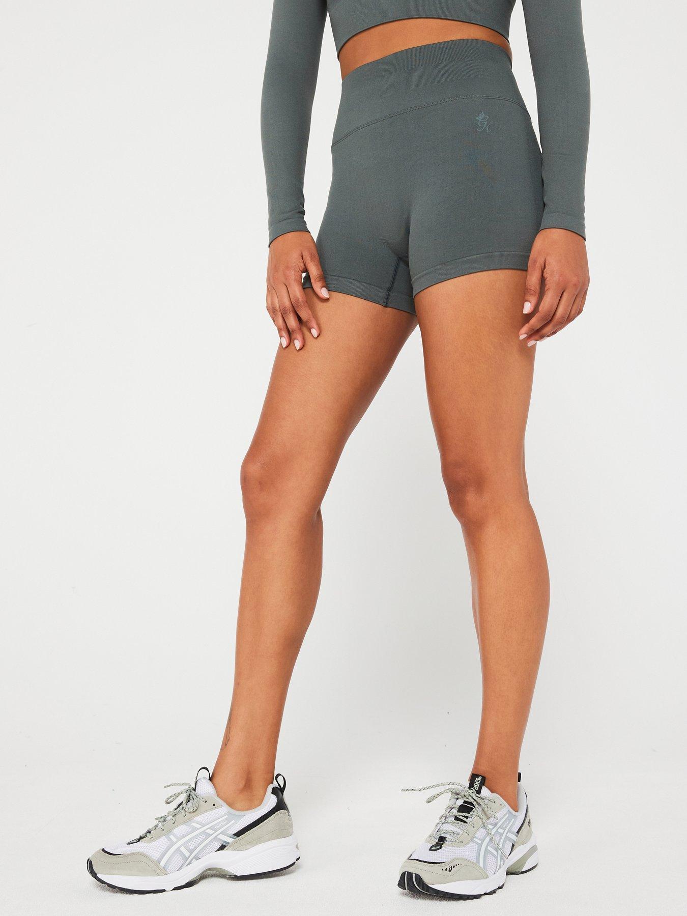 undefined Womens Sculpt Seamless 3" Short  - Green