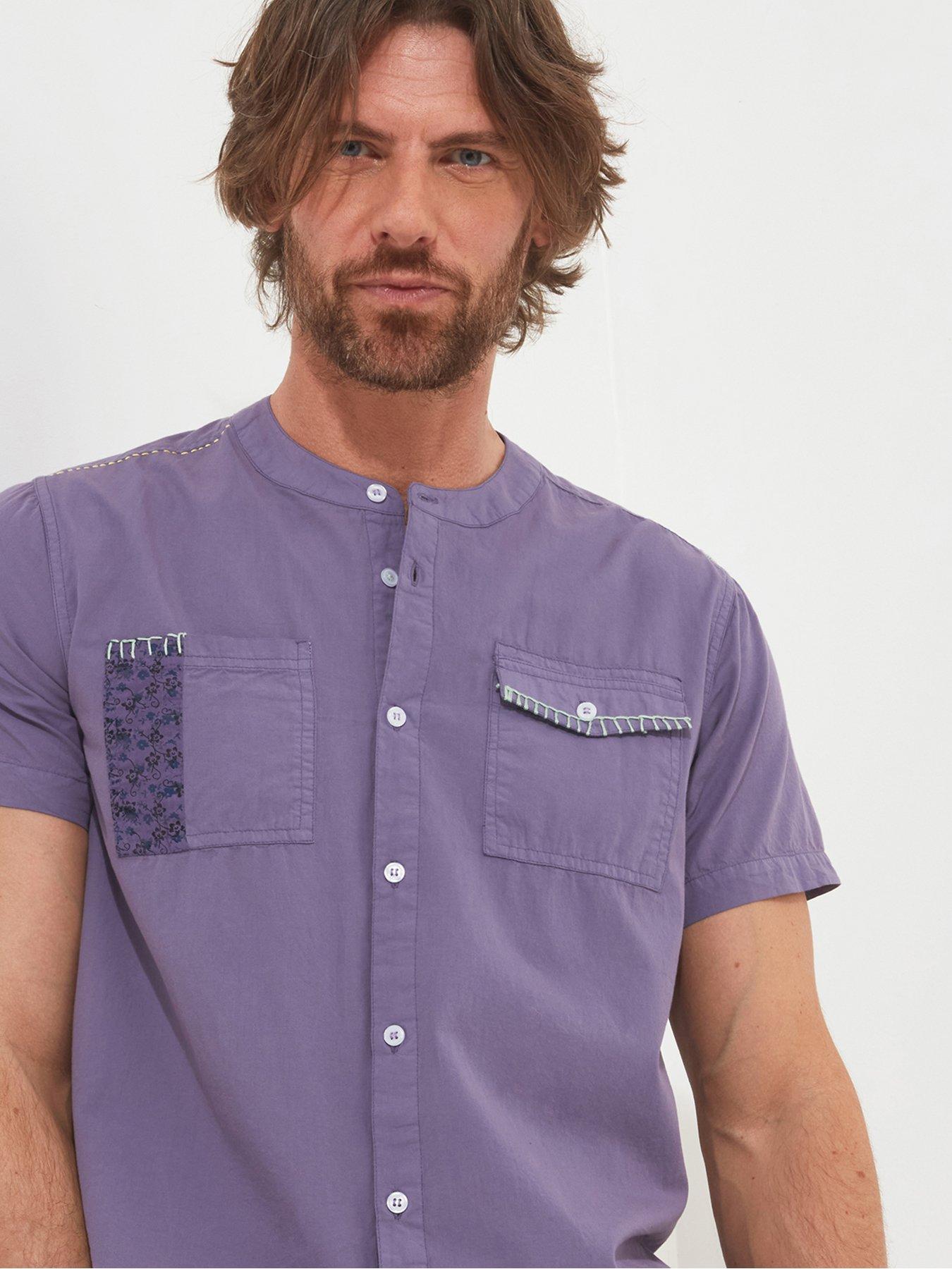 Joe Browns Joe Browns Embroidered Pocket Grandad Shirt | littlewoods.com