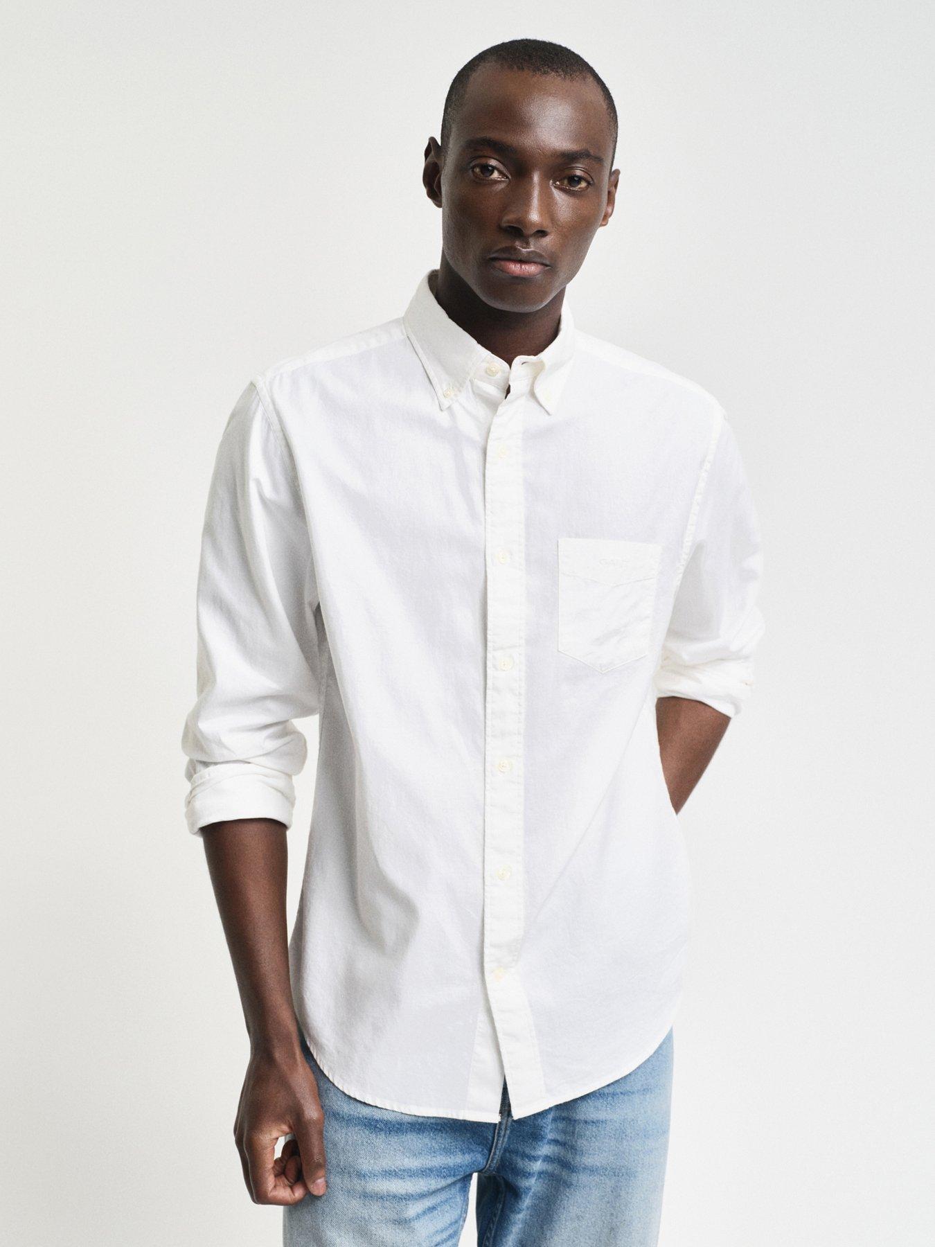  image of gant-regular-fit-long-sleeve-oxford-shirt-white