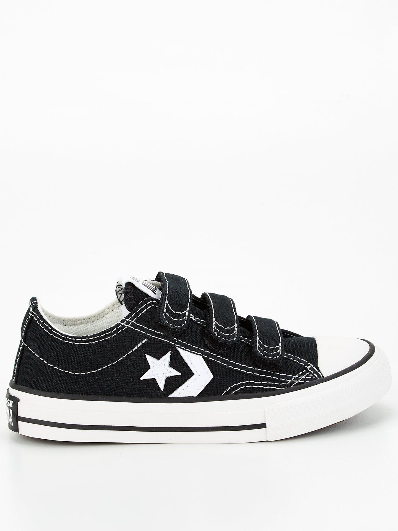  image of converse-kids-star-player-76-ox-trainers-blackwhite