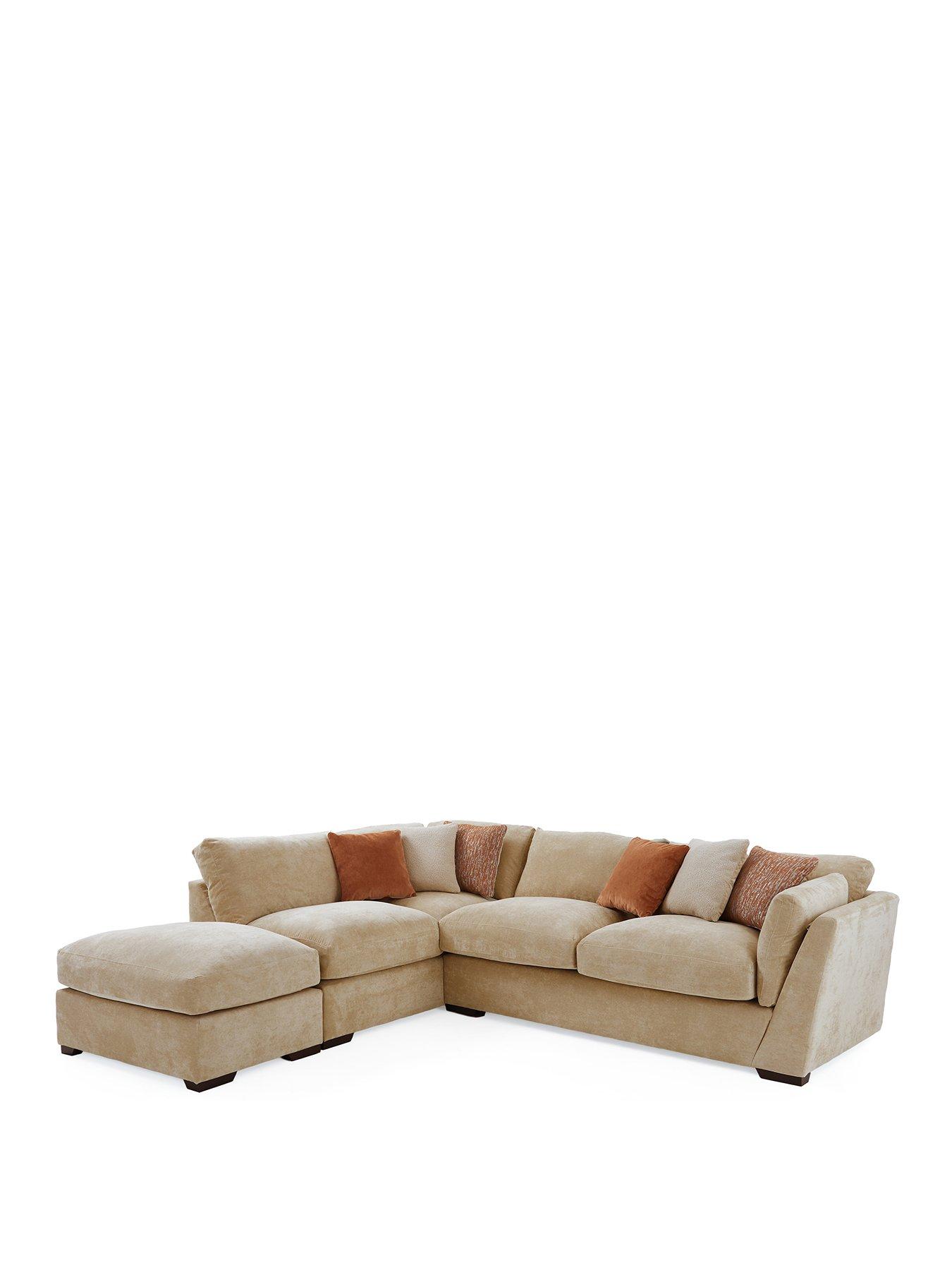Image 2 of 7 of The Very Collection Lexington Left Hand Corner Chaise with Footstool&nbsp;- Made to Order in the UK - FSC&reg; Certified
