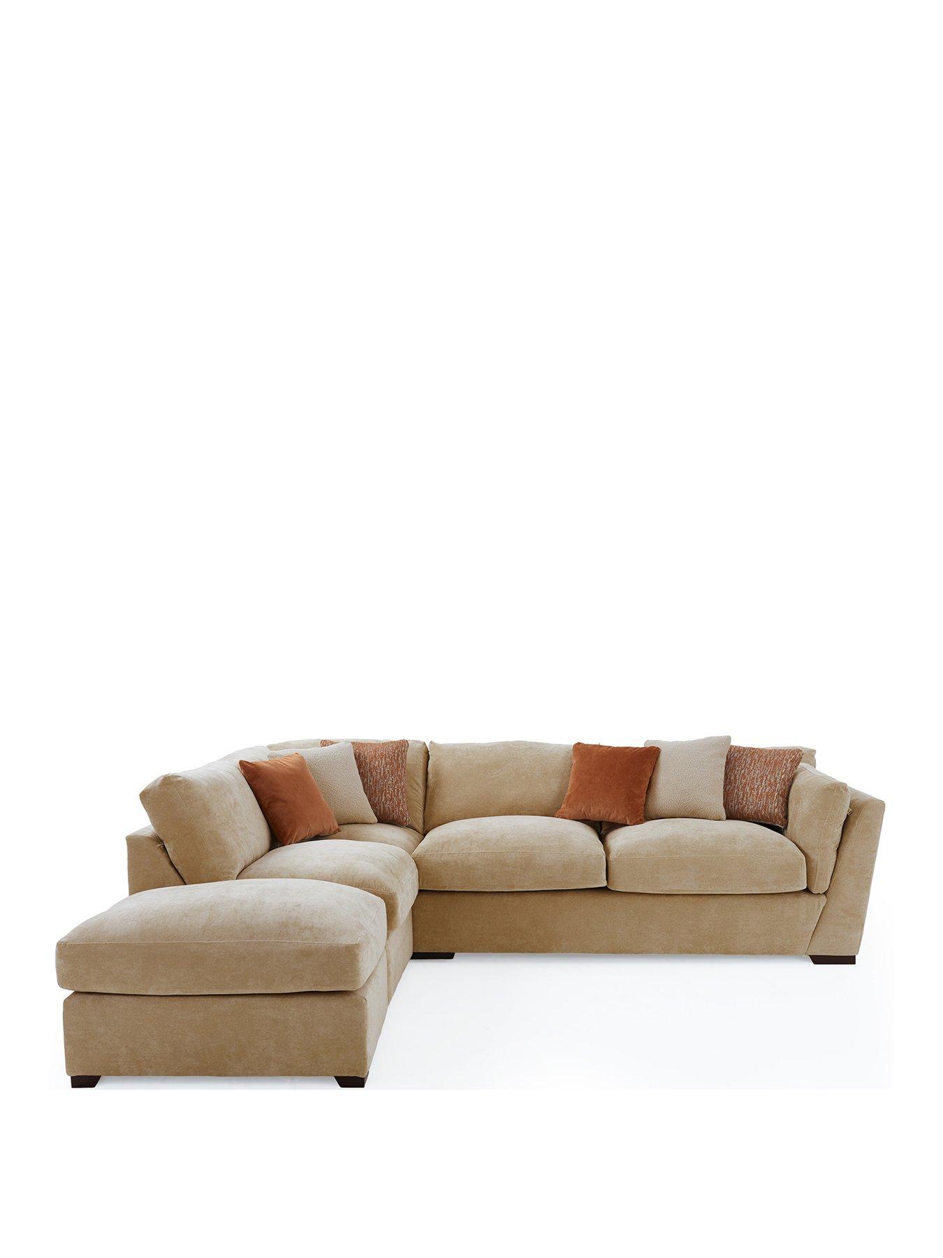 Image 3 of 7 of The Very Collection Lexington Left Hand Corner Chaise with Footstool&nbsp;- Made to Order in the UK - FSC&reg; Certified