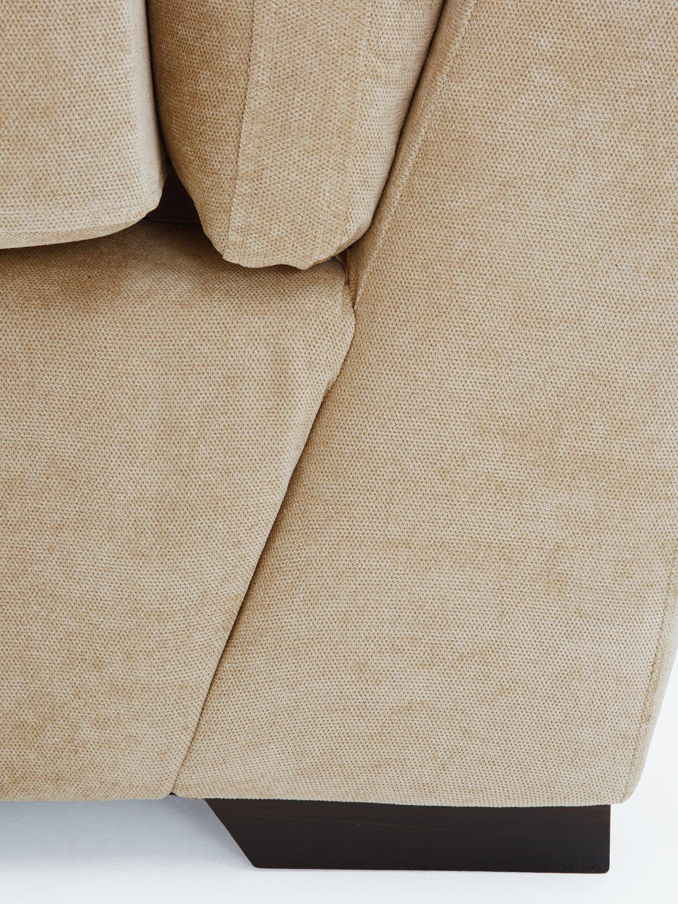 Image 4 of 7 of The Very Collection Lexington Left Hand Corner Chaise with Footstool&nbsp;- Made to Order in the UK - FSC&reg; Certified