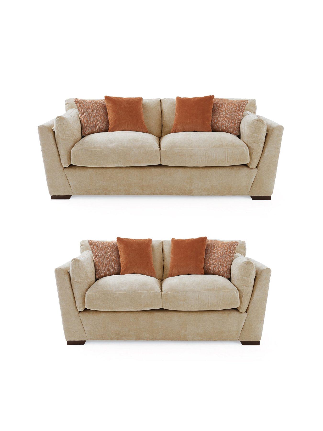 undefined Lexington 3 + 2 Seater Fabric Sofa Set (Buy  &  SAVE!) - Made to Order in the UK