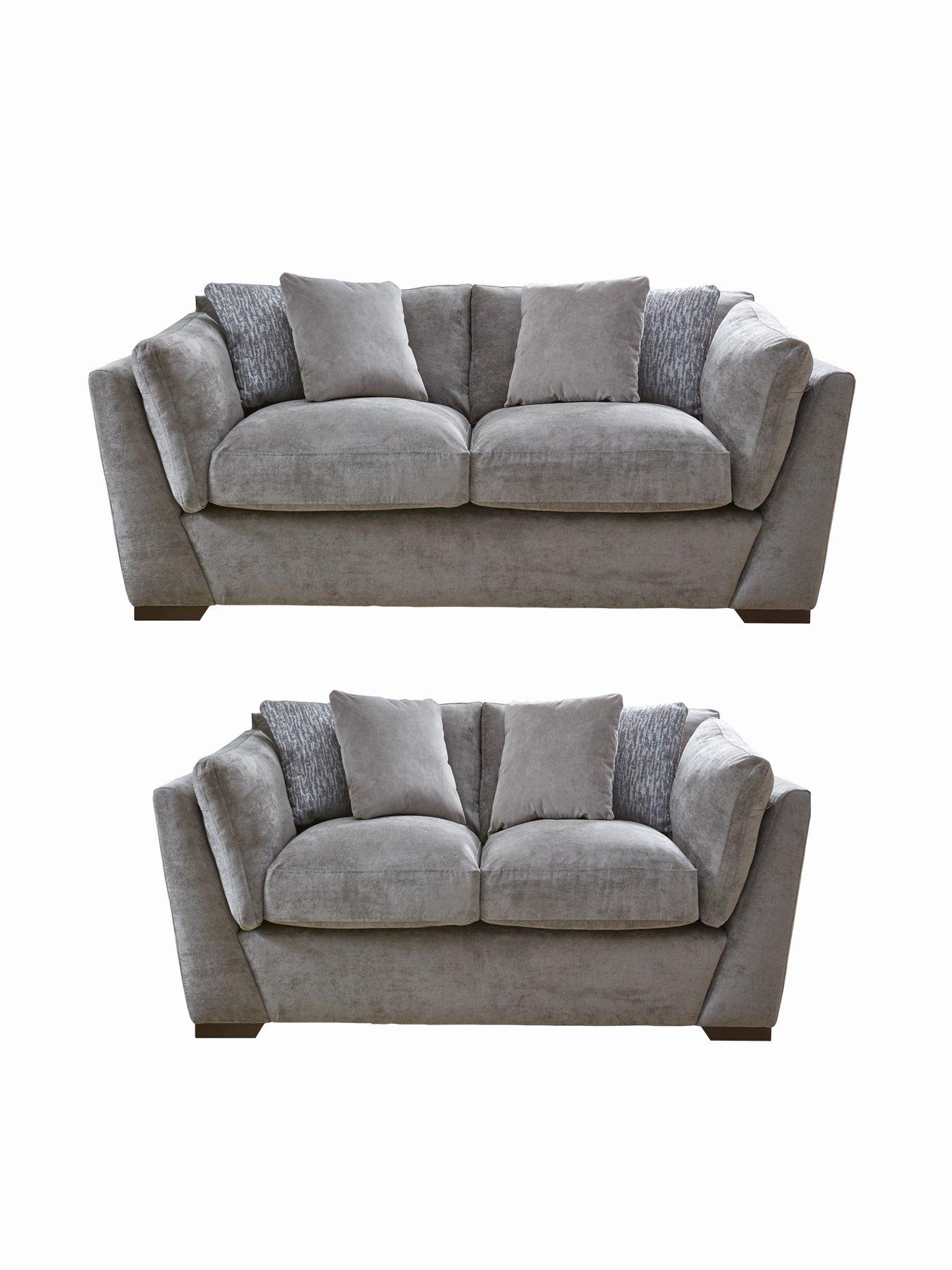 The Very Collection Lexington 3 + 2 Seater Fabric Sofa Set (Buy  &  SAVE!) - Made to Order in the UK - FSC® Certified