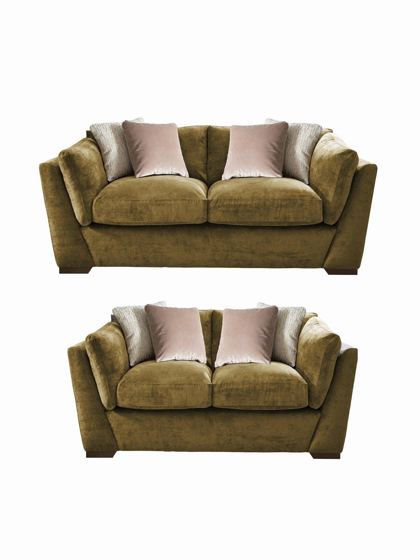 The Very Collection Lexington 3 + 2 Seater Fabric Sofa Set (Buy  &  SAVE!) - Made to Order in the UK - FSC® Certified