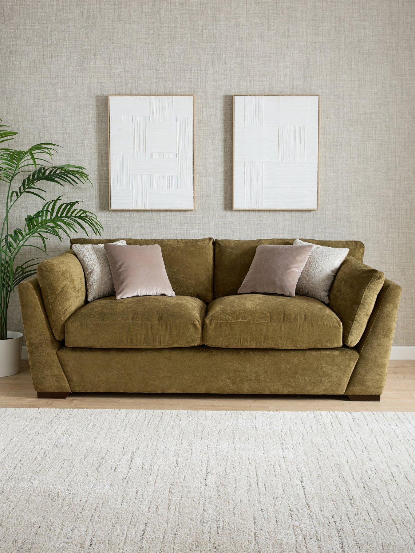 The Very Collection Lexington 3 Seater Fabric Sofa - Made to Order in the UK - FSC® Certified