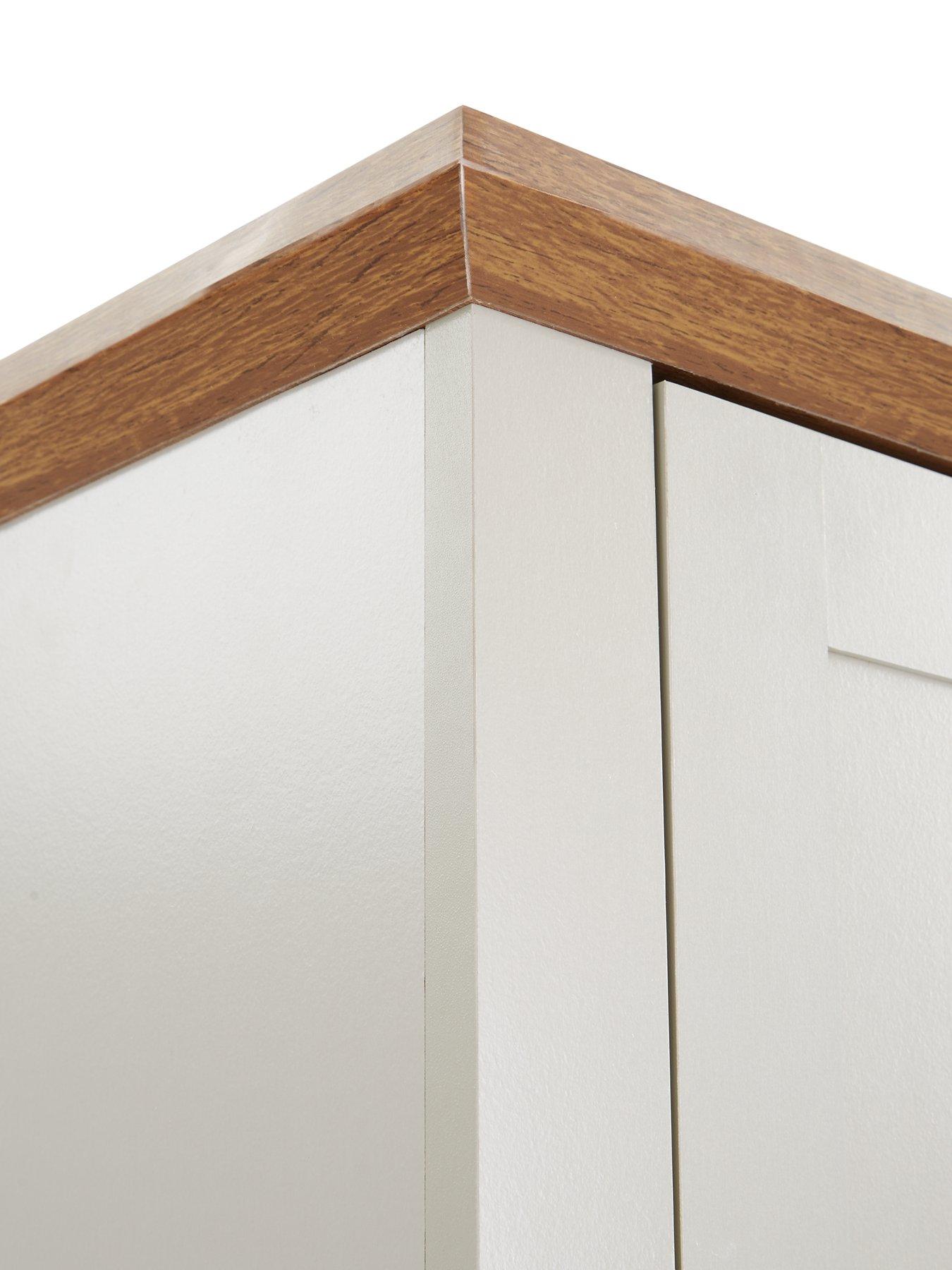 Image 7 of 7 of Very Home Crawford 3 Piece Package Deal - 3 Door Wardrobe, 4 Drawer Chest and 2 Drawer Bedside Chest