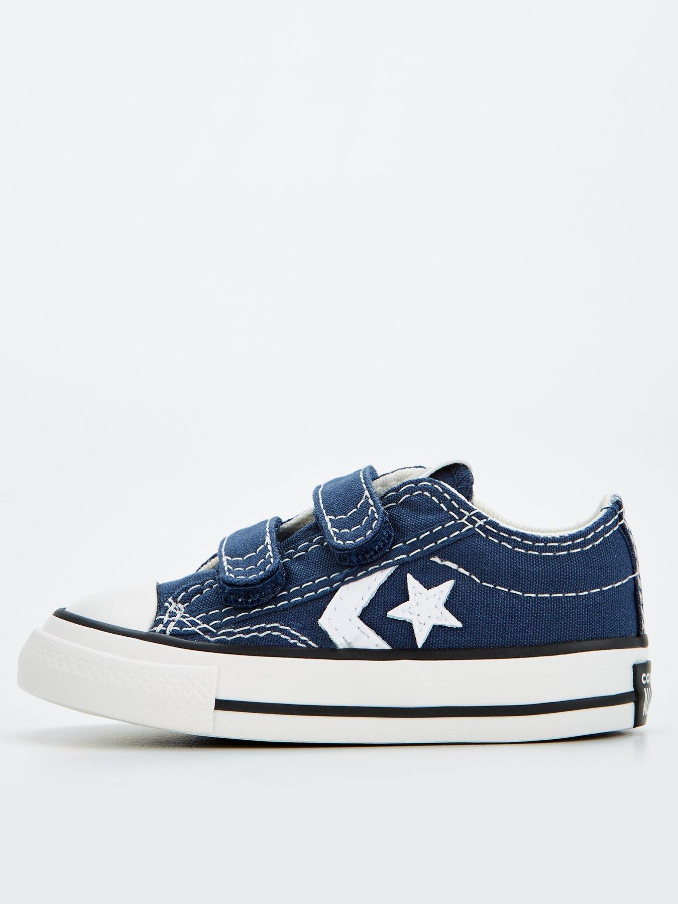 undefined Infant Star Player 76 Ox Trainers - Navy/White