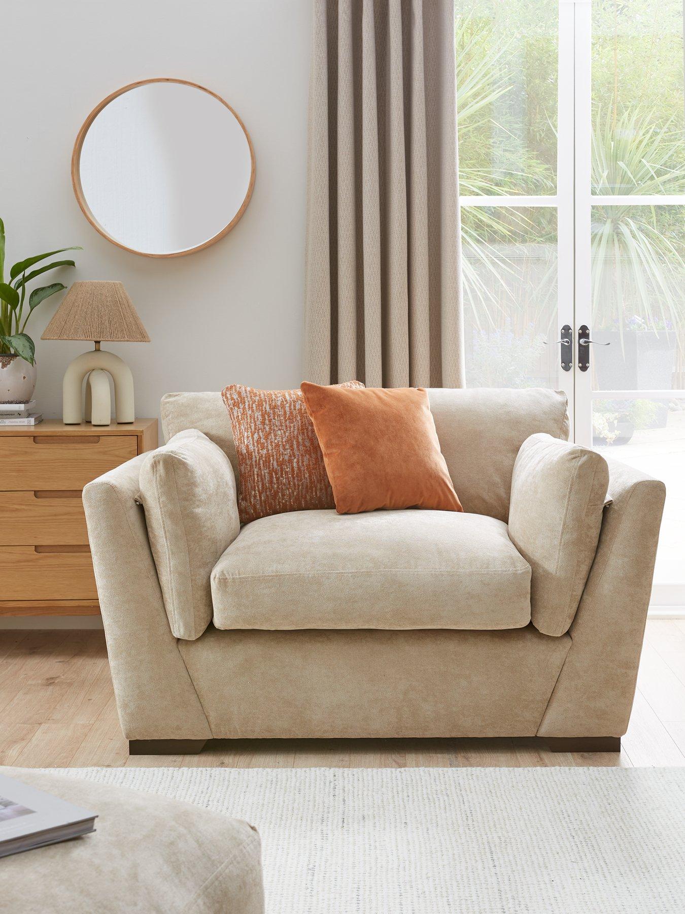Image 1 of 7 of Very Home Lexington Fabric Snuggle&nbsp; Seat