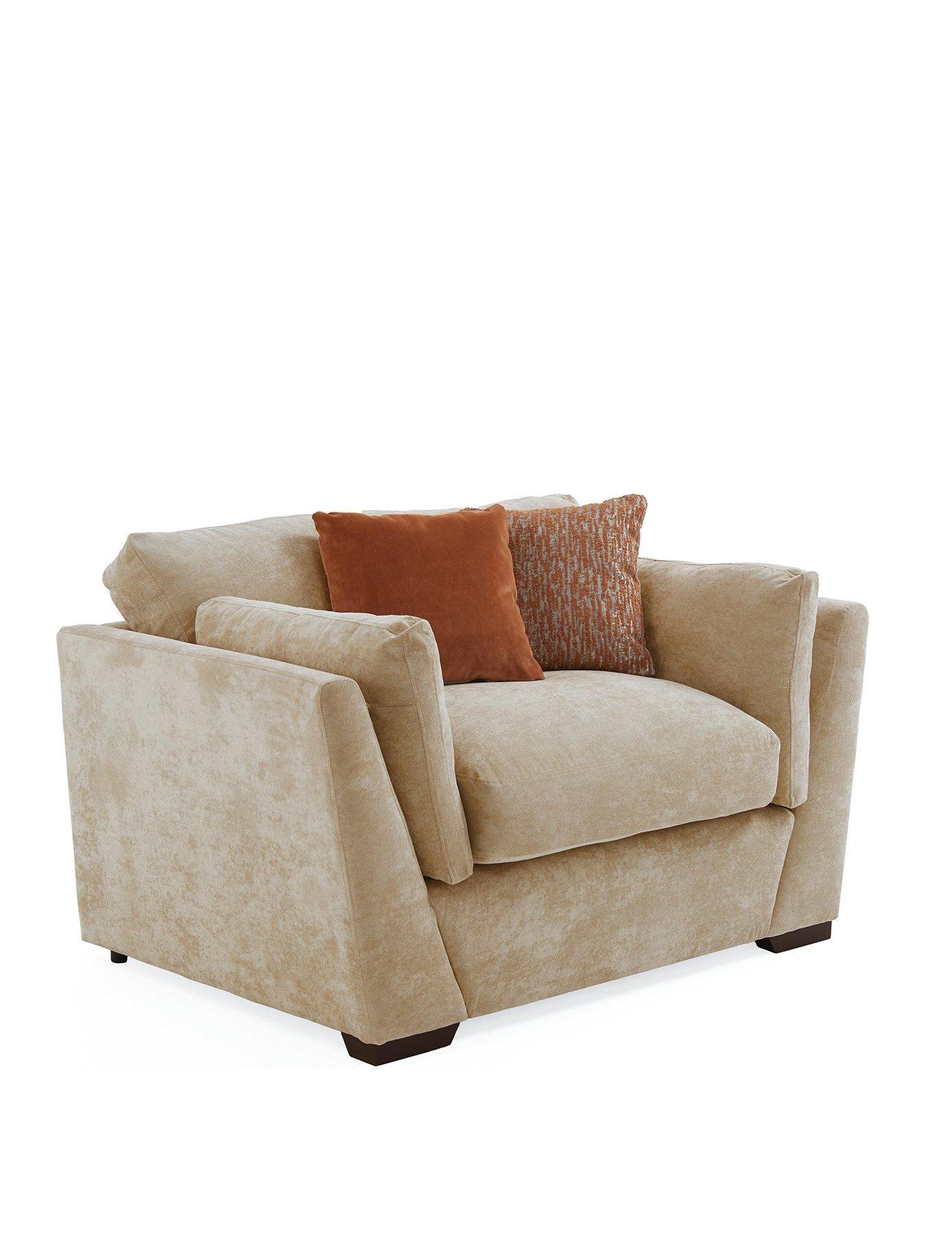 Image 3 of 7 of Very Home Lexington Fabric Snuggle&nbsp; Seat