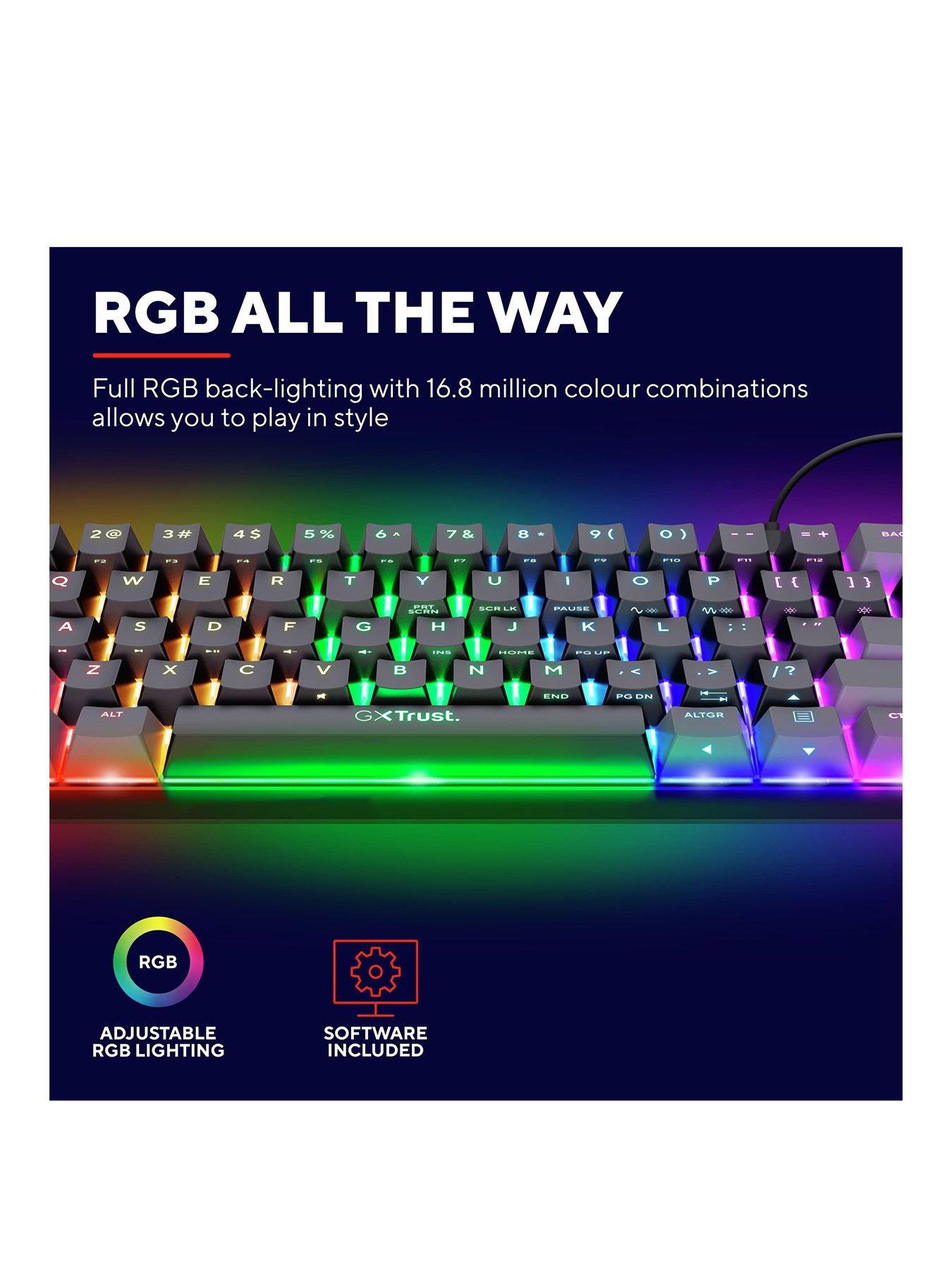  image of trust-gxt867-acira-60-mini-mechanical-gaming-keyboard-with-full-rgb-illumination