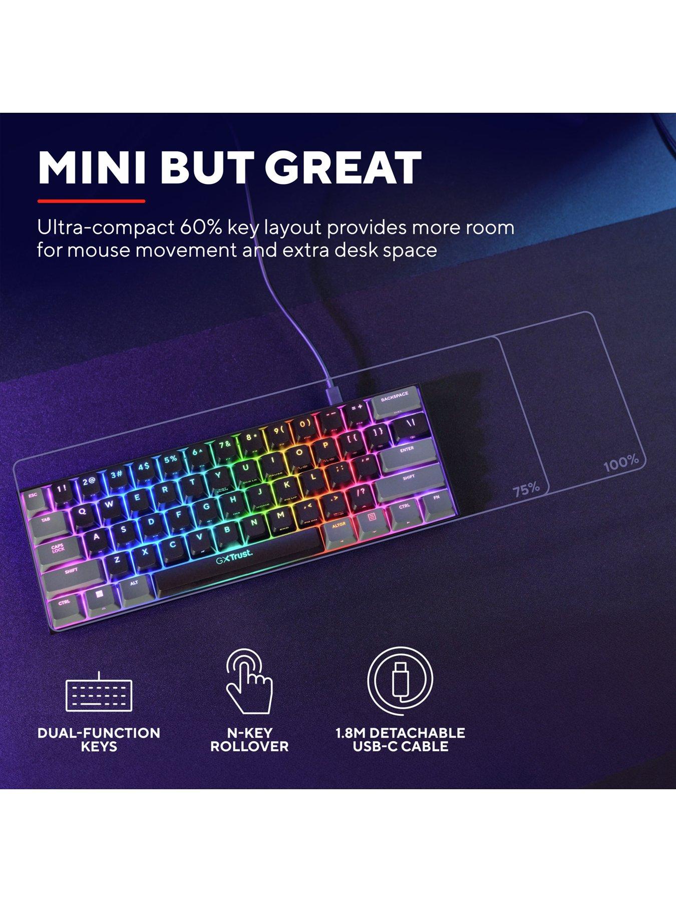  image of trust-gxt867-acira-60-mini-mechanical-gaming-keyboard-with-full-rgb-illumination