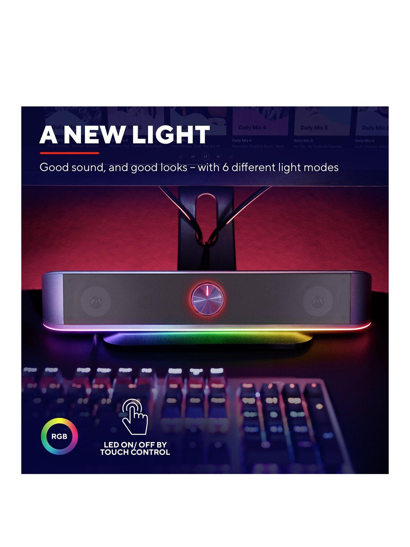  image of trust-gxt619-thorne-rgb-illuminated-led-pc-speaker