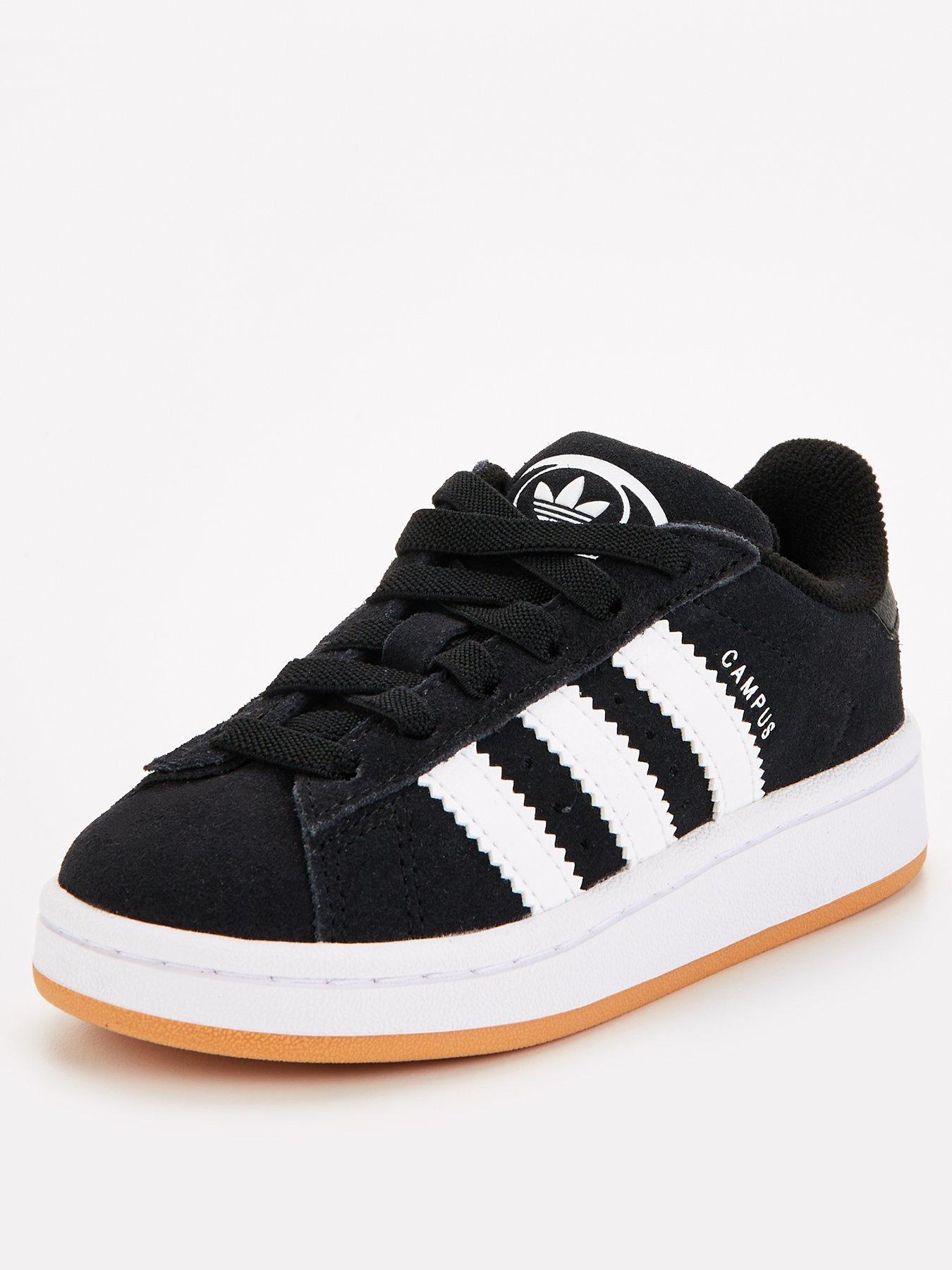 adidas Originals Kids Campus 00S Elastic Lace Trainers Black