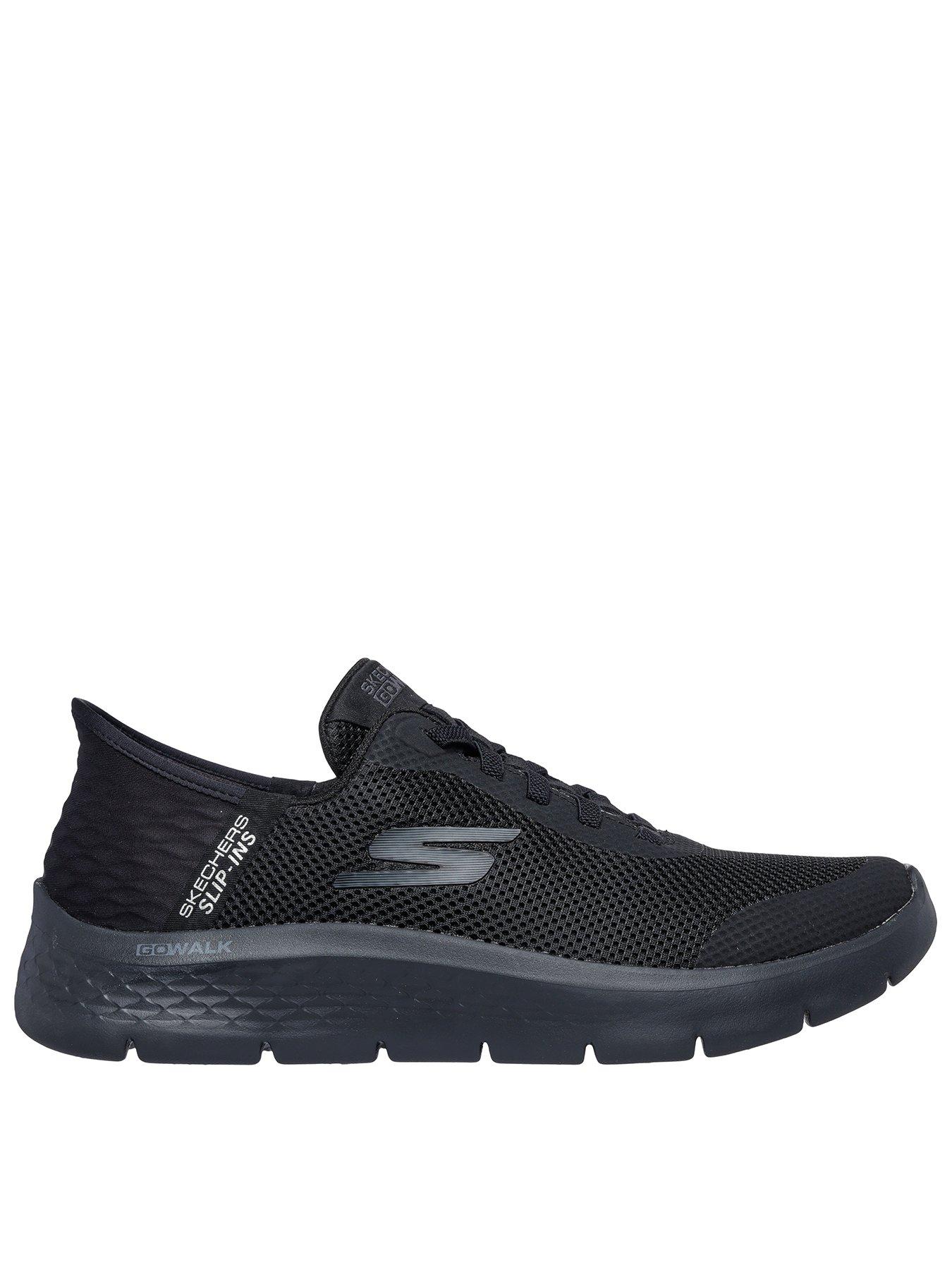 Image 1 of 5 of Skechers Hands Up Go Walk Flex Slip-Ins Trainers - Black