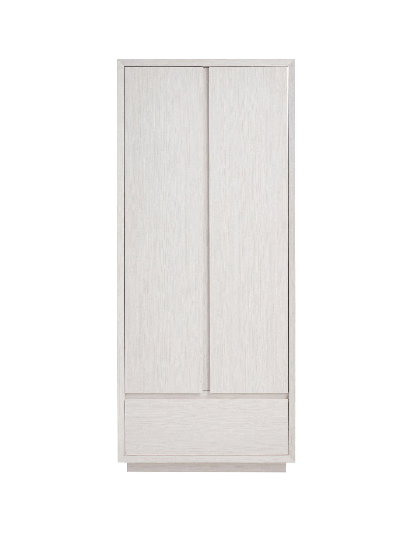  image of very-home-alsopnbsp2-door-1-drawer-wardrobe-white-oak-effect-fscreg-certified