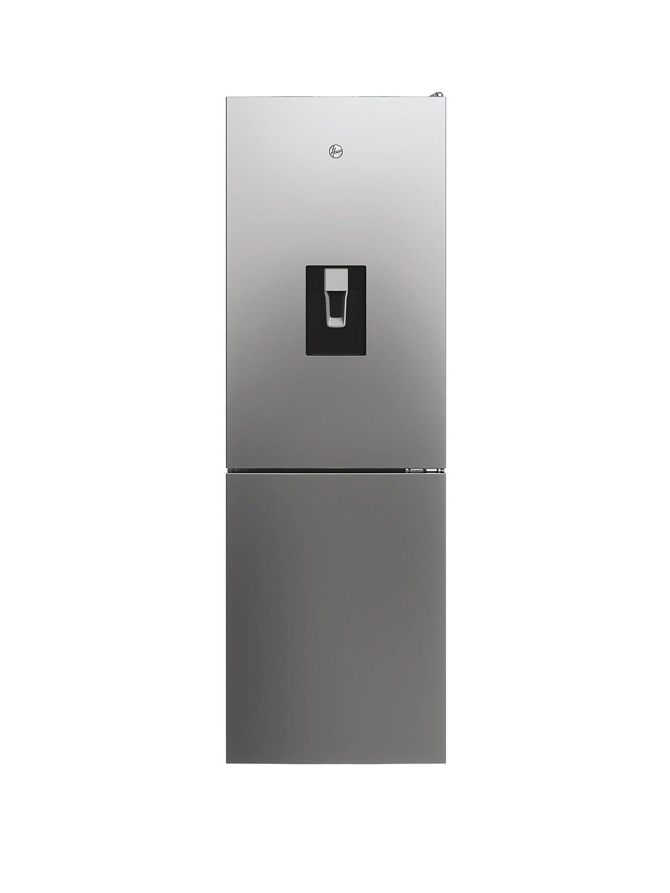 front image of hoover-hoce4t618ewsk-60-x-185cm-e-rated-wtd-freestanding-fridge-freezer-silver