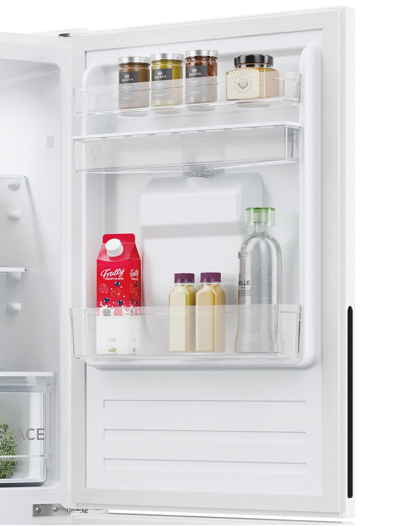  image of hoover-h-fridge-300-hoct3l517ewwk-1-55cm-widenbsplow-frost-fridge-freezer-with-non-plumbed-water-dispenser--nbspwhite