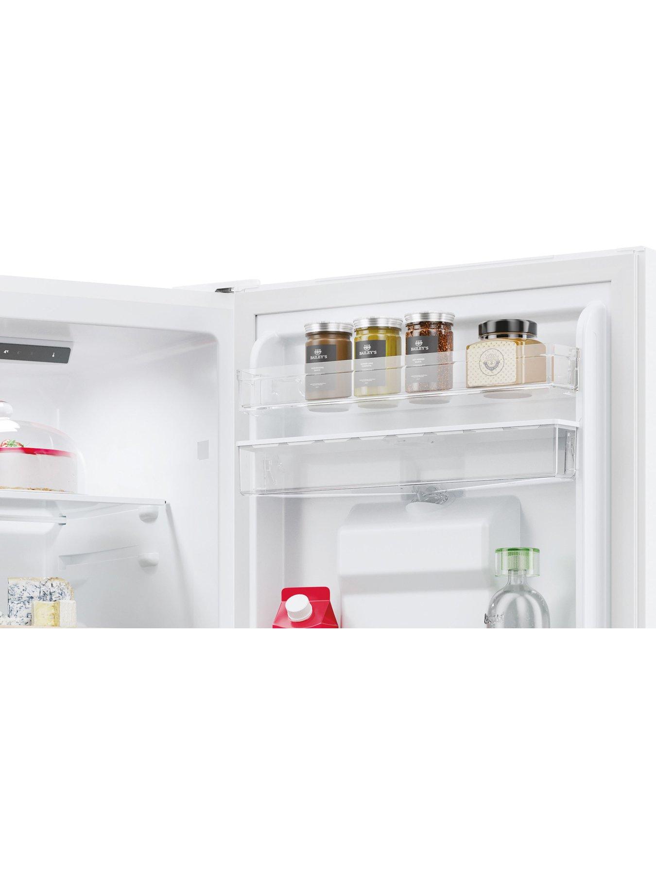  image of hoover-h-fridge-300-hoct3l517ewwk-1-55cm-widenbsplow-frost-fridge-freezer-with-non-plumbed-water-dispenser--nbspwhite