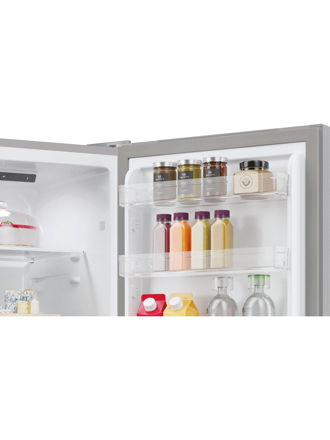  image of hoover-h-fridge-300-hoct3l517esk-1-low-frost-fridge-freezer--nbspsilver