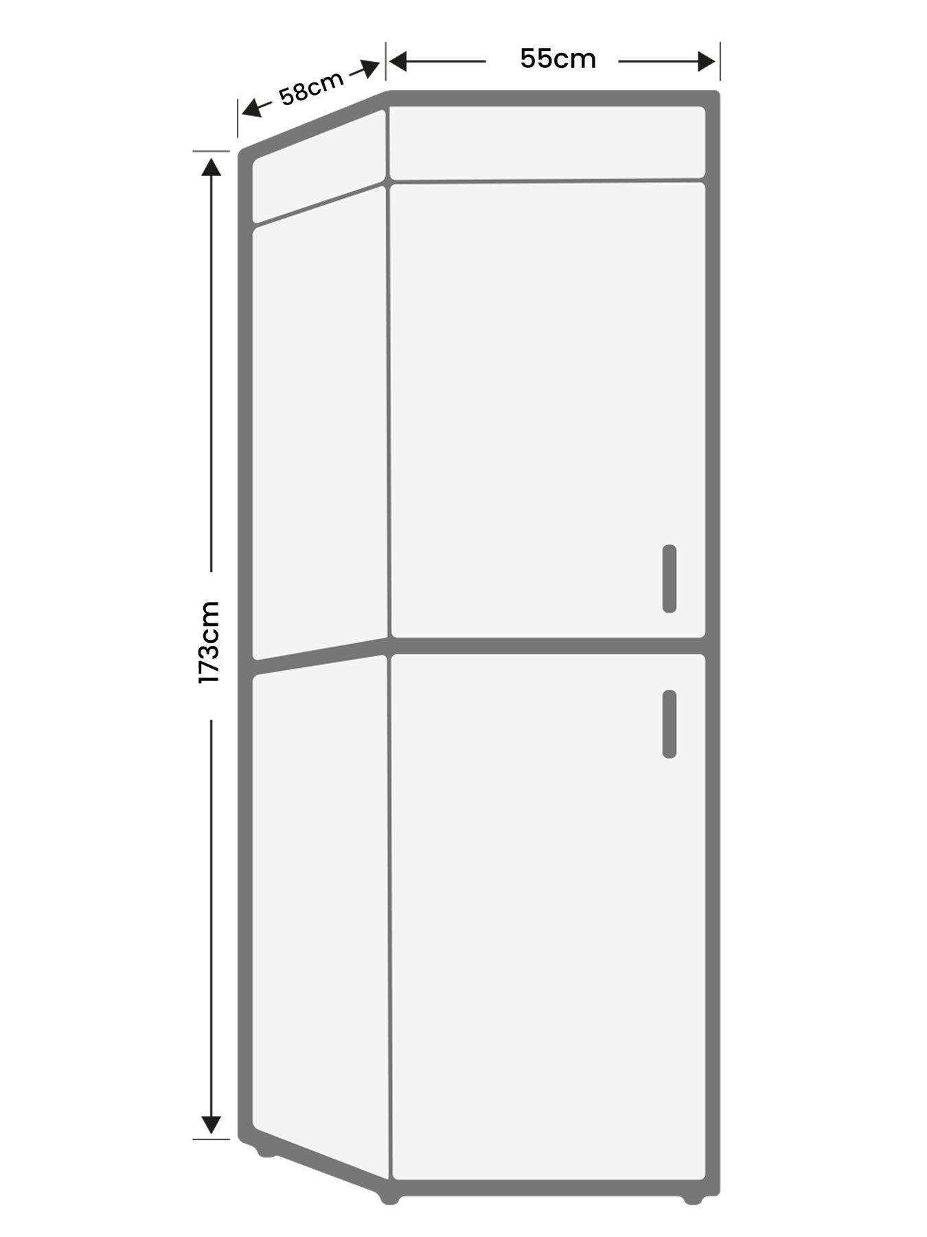 Image 7 of 7 of Candy CCH1S513EBK-1 Fridge Freezer -&nbsp;Black