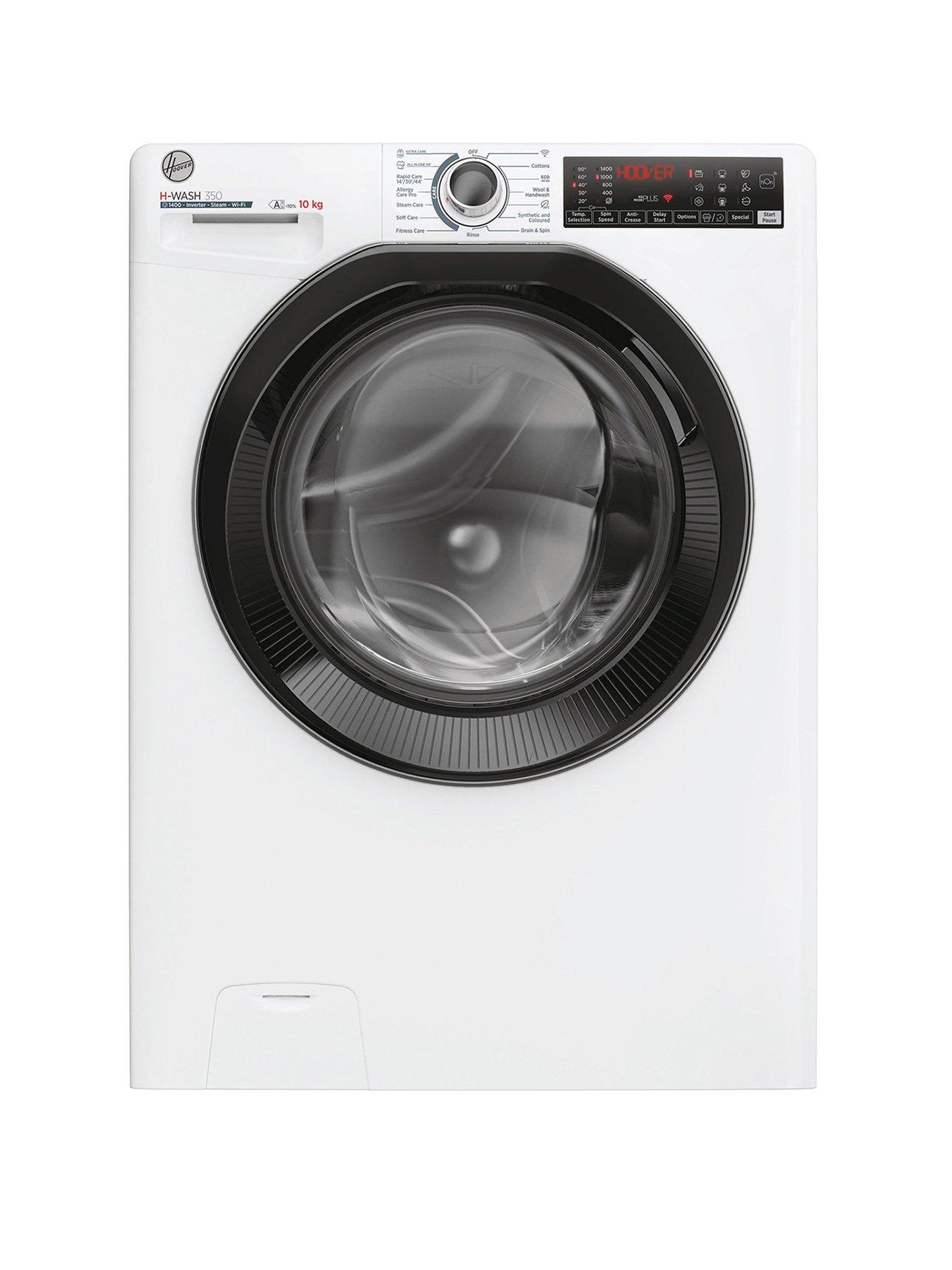 Hoover H-WASH 350 H3WP4106TMB6 10kg Washing Machine, 1400 spin, A rated, Wifi Connected - White