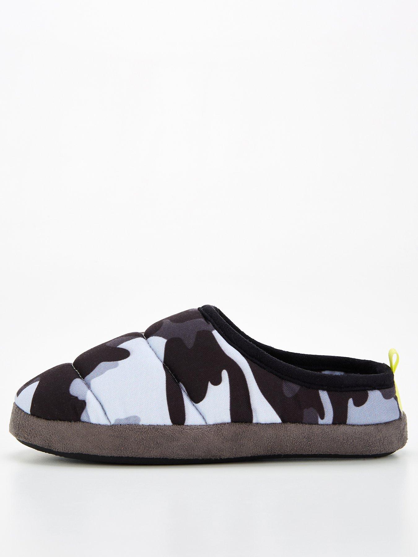 undefined Camo Mule Slipper - Grey