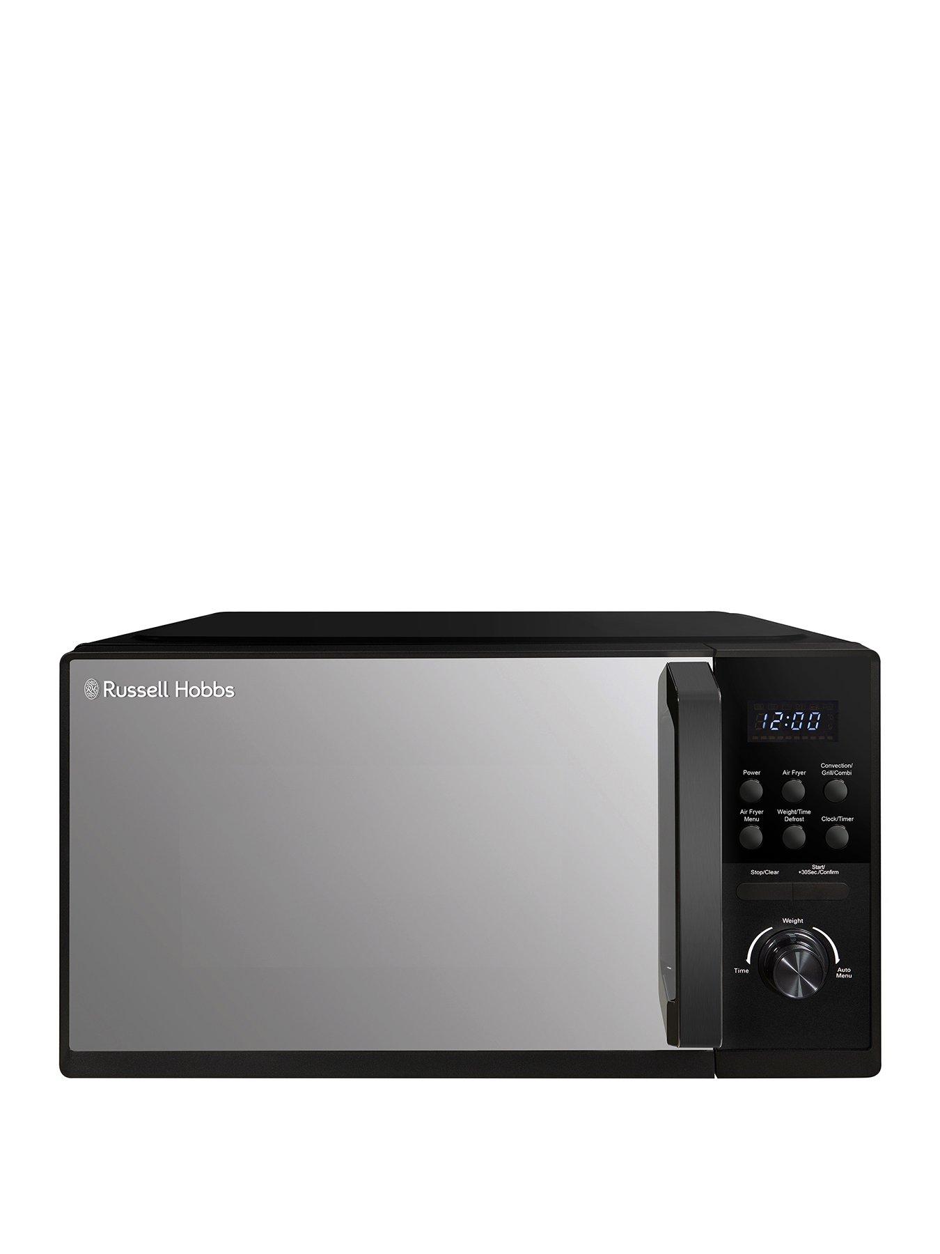 Russell Hobbs RHMAF2506B Black 25L 4-in-1 Digital Combination Microwave with Air Fryer Function